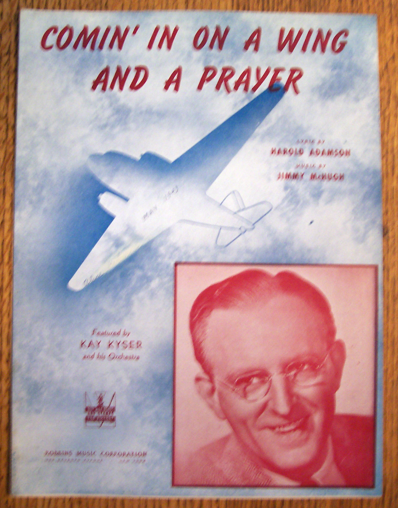 1943 Comin' In On A Wing & A Prayer Sheet Music