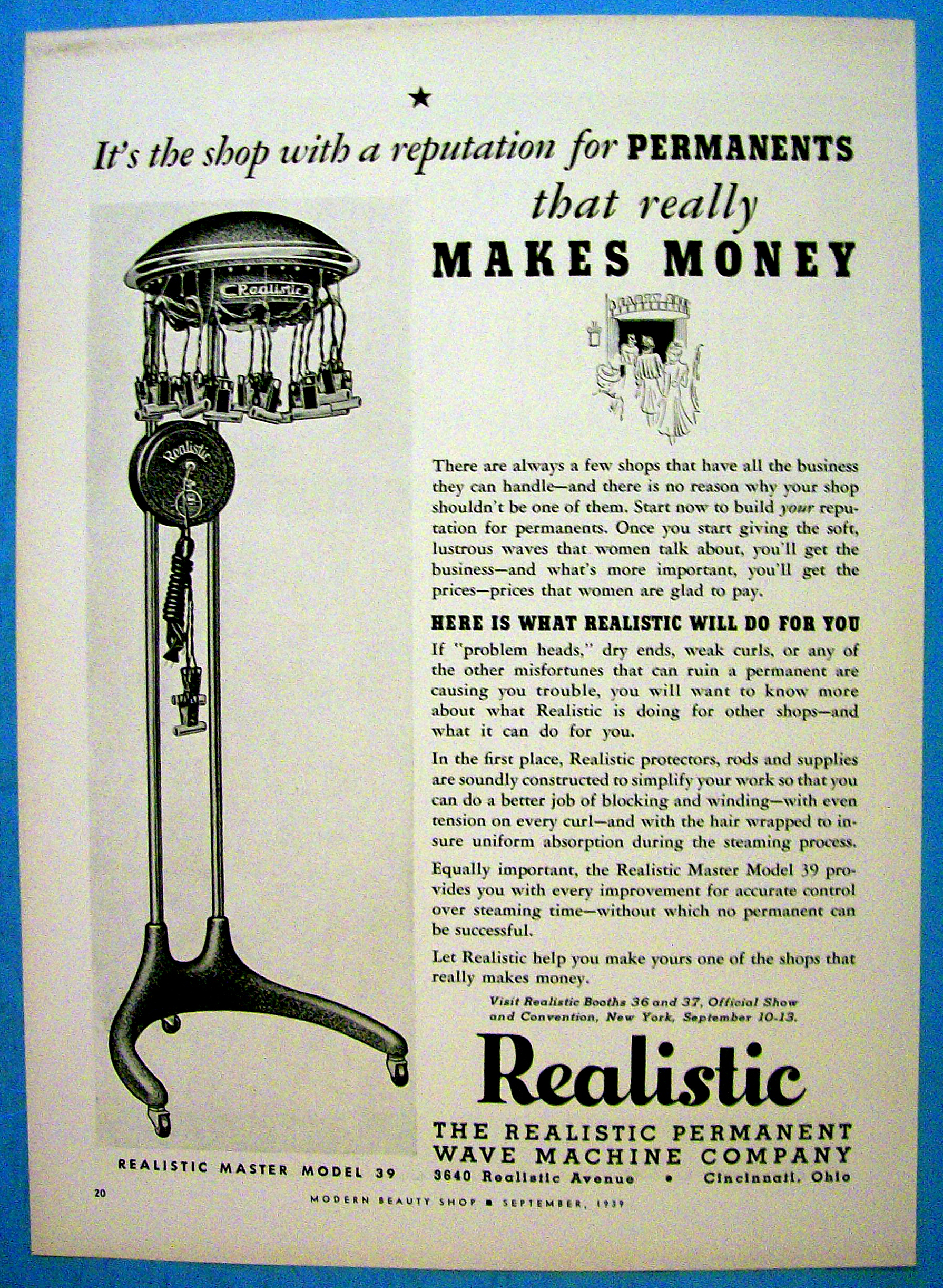 1939 Realistic Permanents w/ Wave Machine