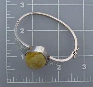 Sterling Silver butterscotch Amber Bracelet