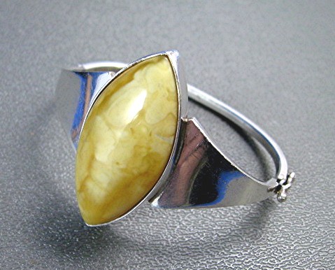 Sterling Silver butterscotch Amber Bracelet