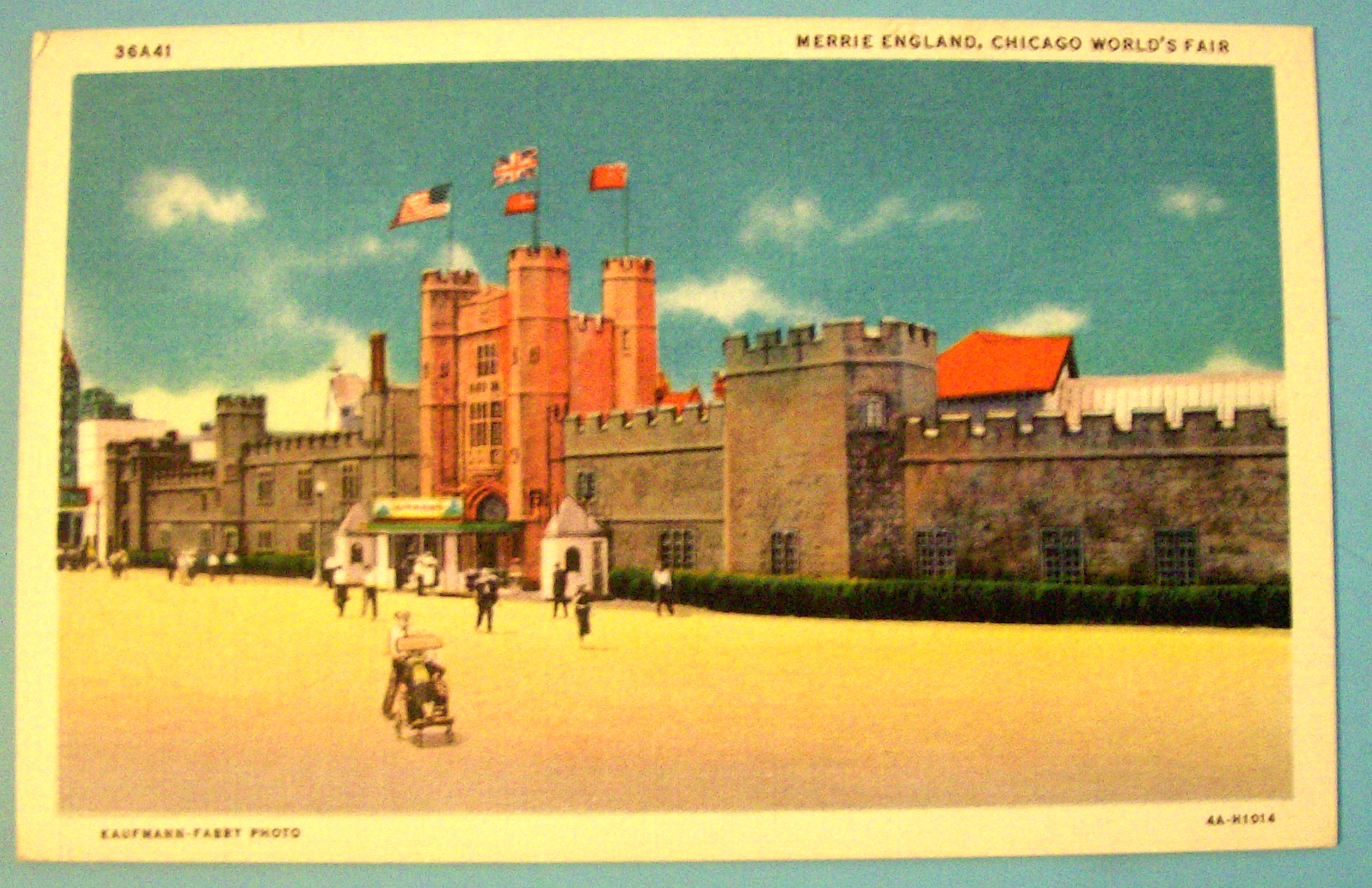 1933 Century of Progress, Merrie England Postcard