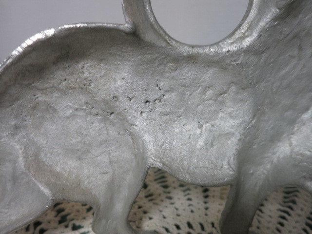 Antique St. Bernard Beer Aluminum Wall Keg Ornament Rare Find