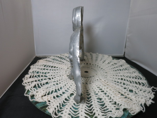 Antique St. Bernard Beer Aluminum Wall Keg Ornament Rare Find