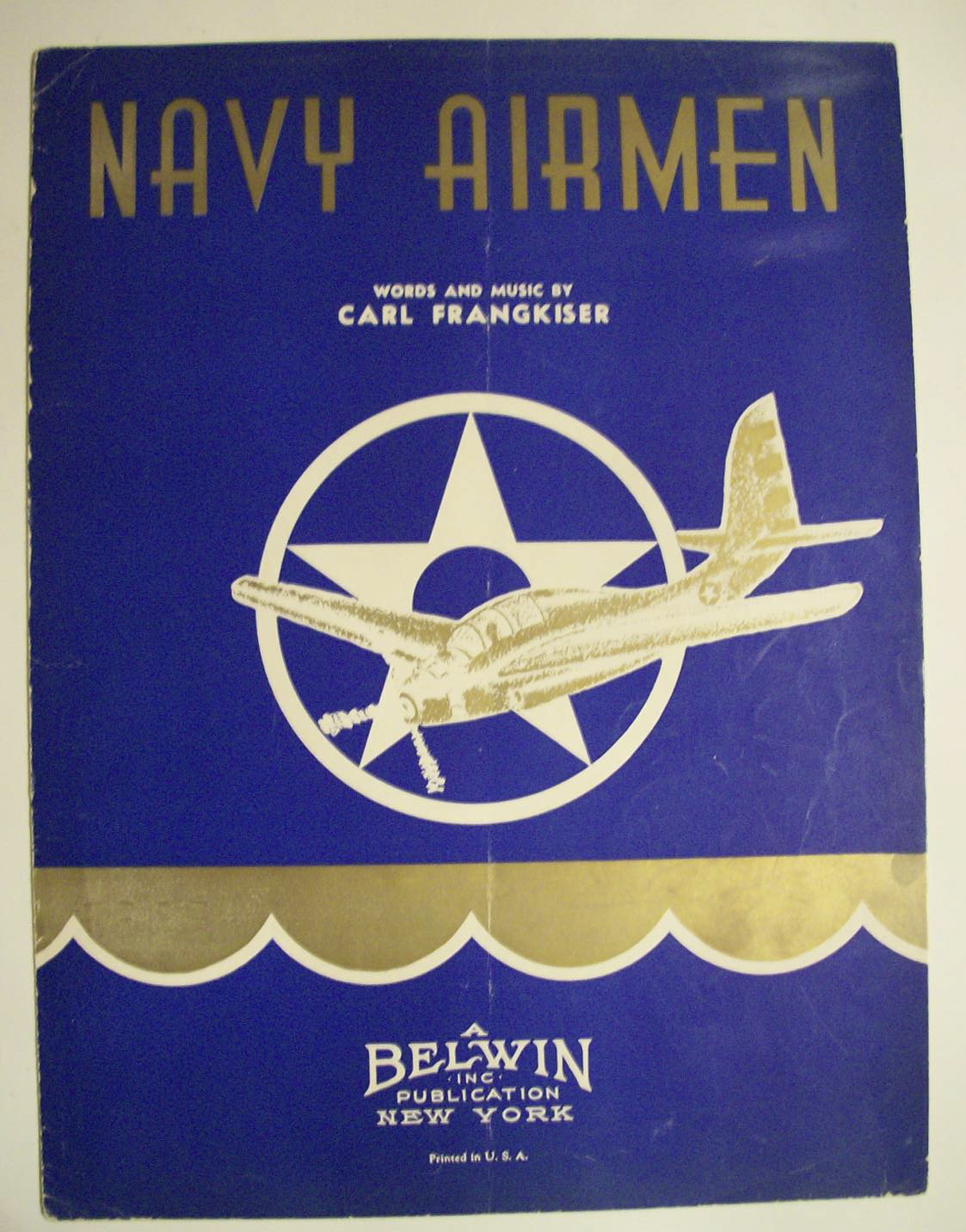 Sheet Music For 1943 Navy Airmen