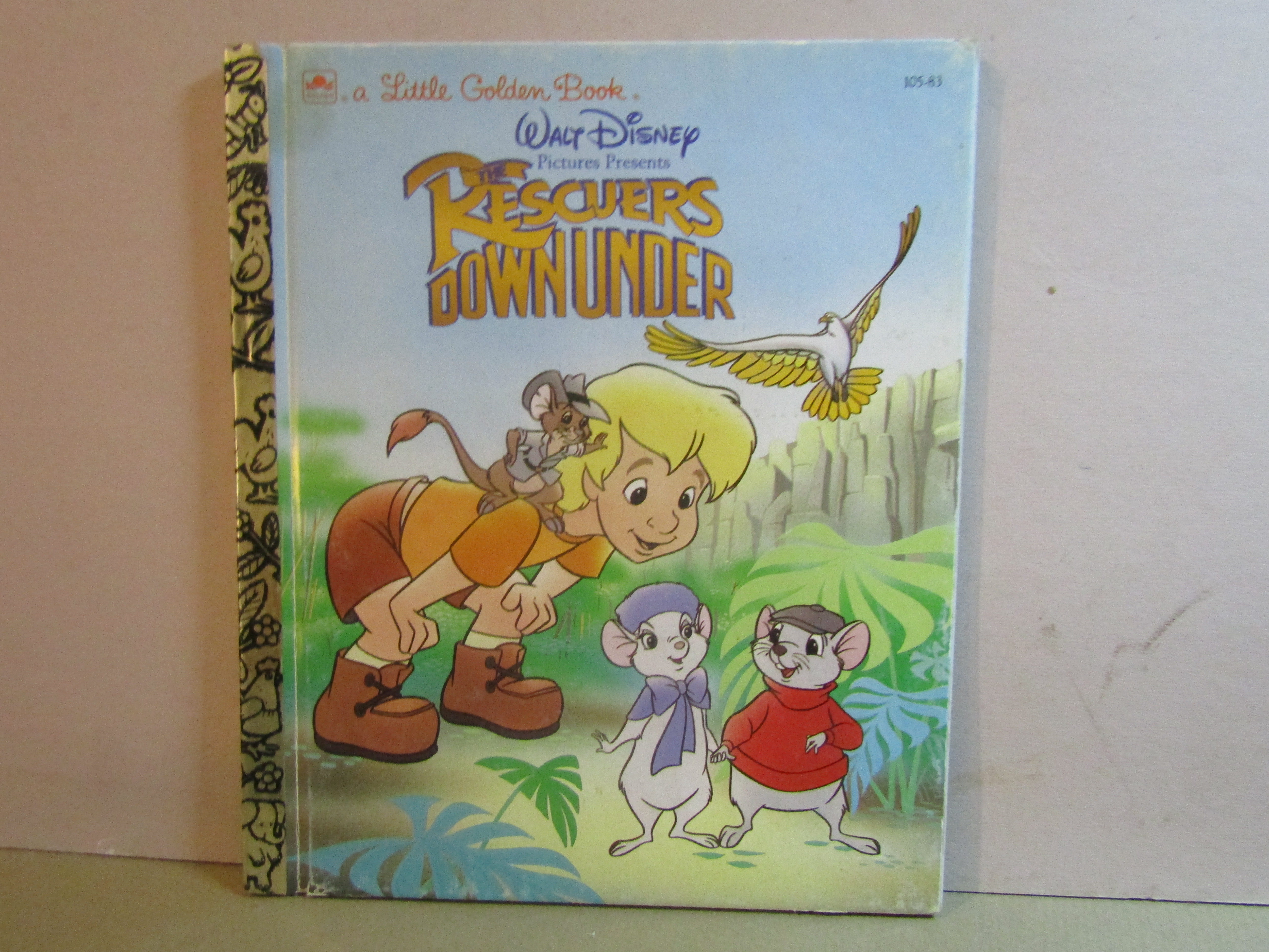 Little Golden Book Disney the Rescuers Downunder