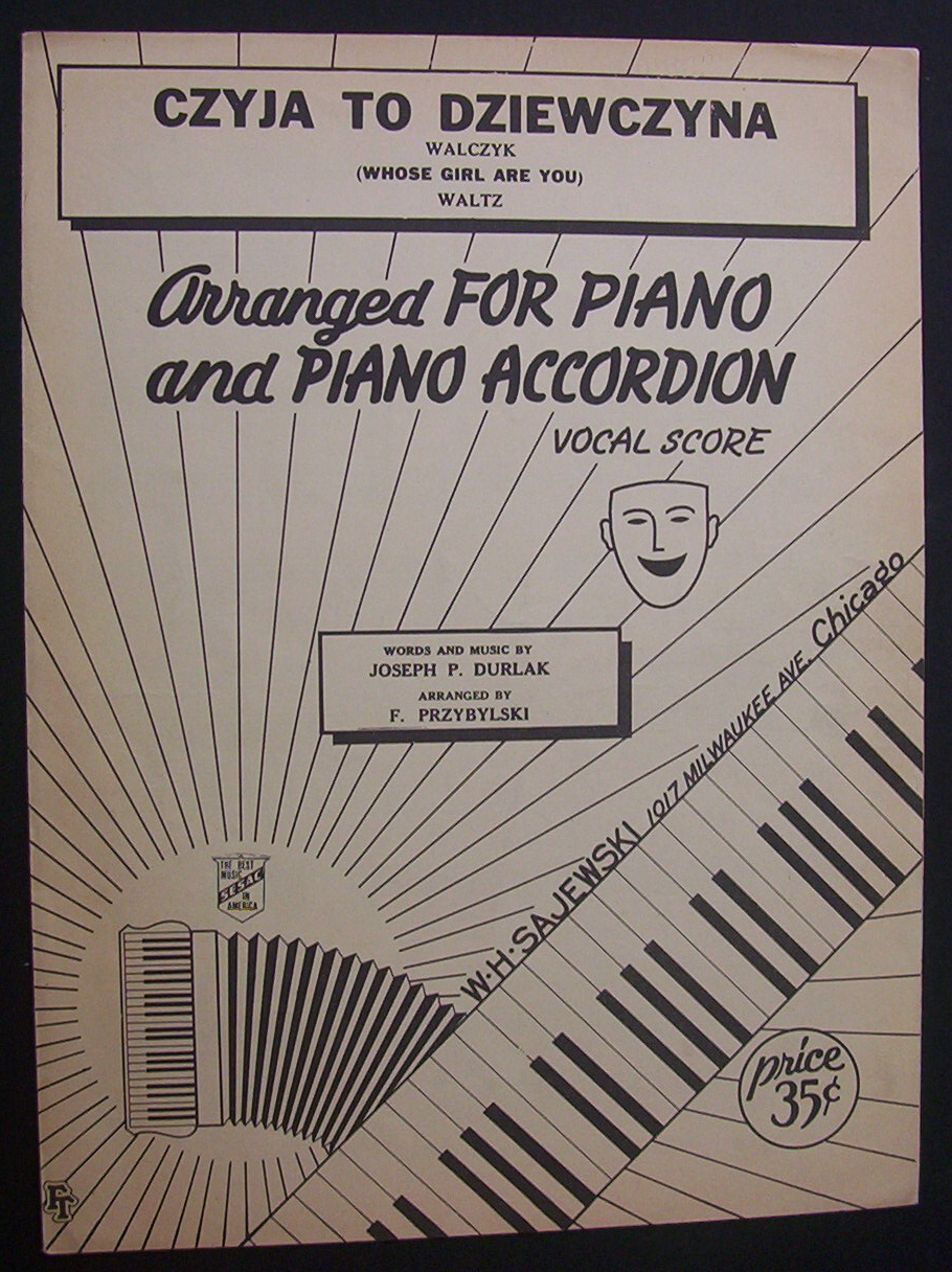 Sheet Music For 1947 Czyja To Dziewczyna Walczyk