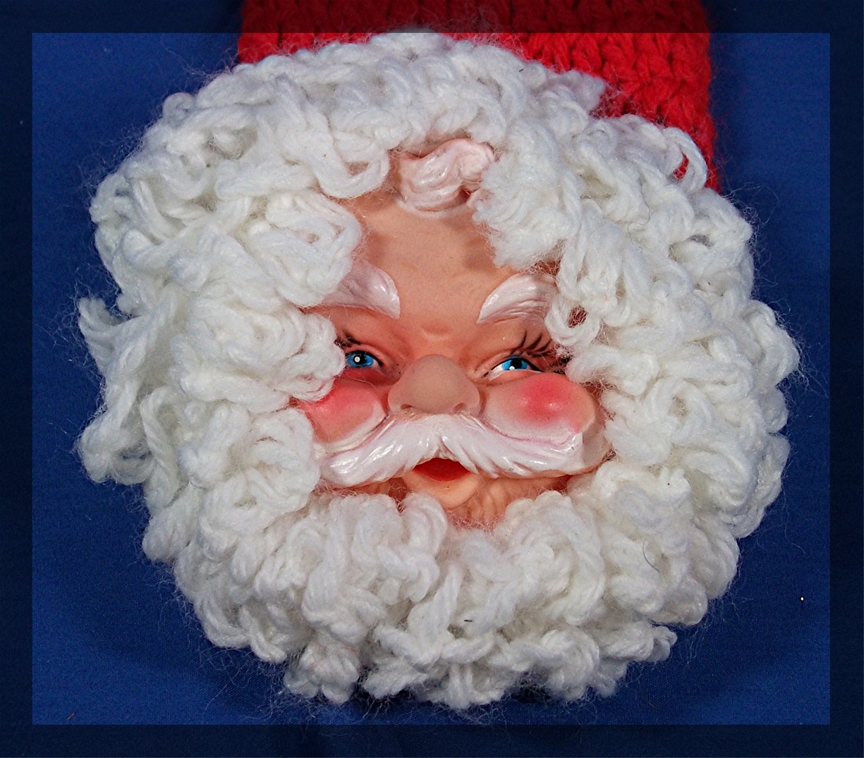 Crochet Santa Claus decoration.