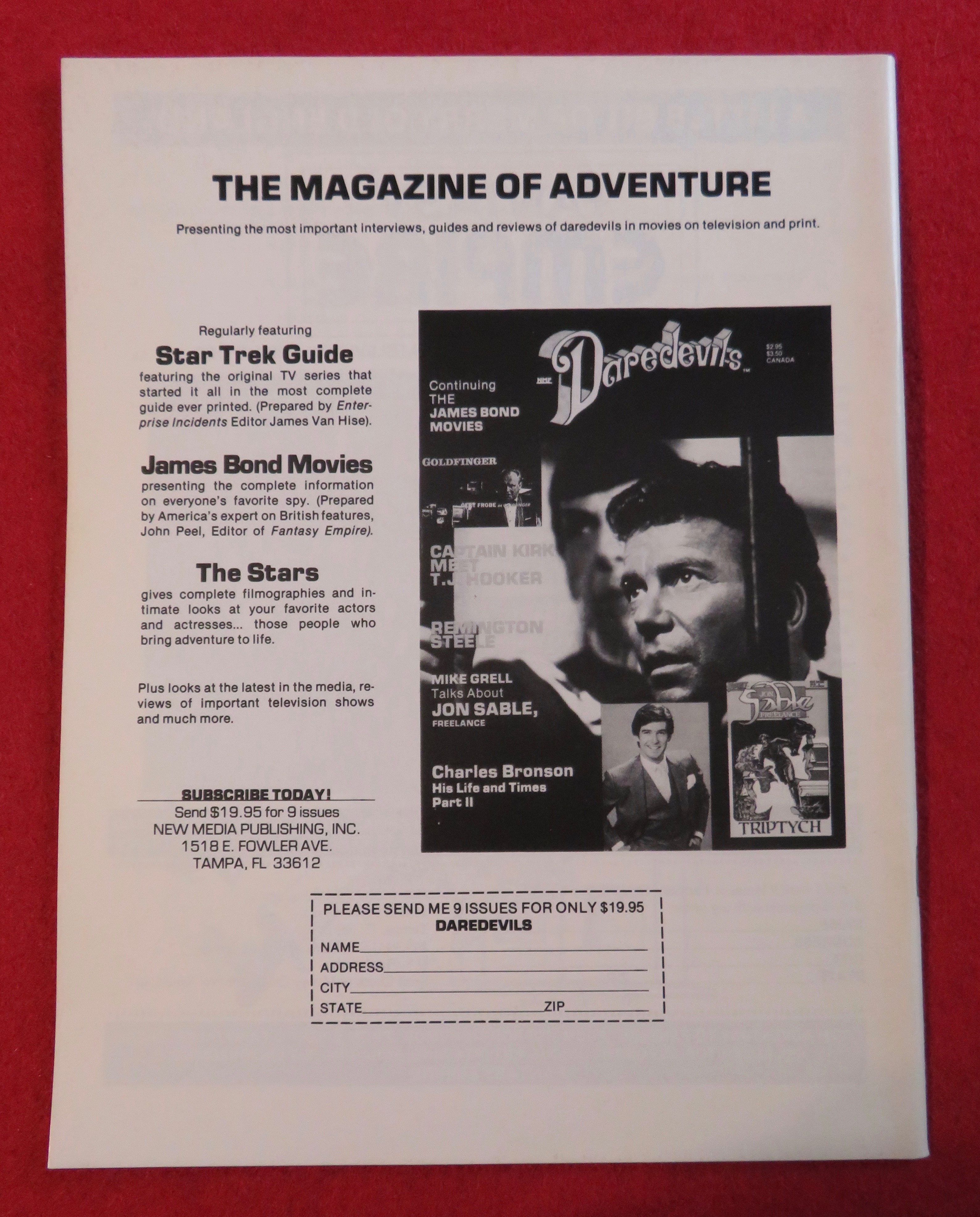 Fantasy Empire Magazine 1984 Companion For Dr Who