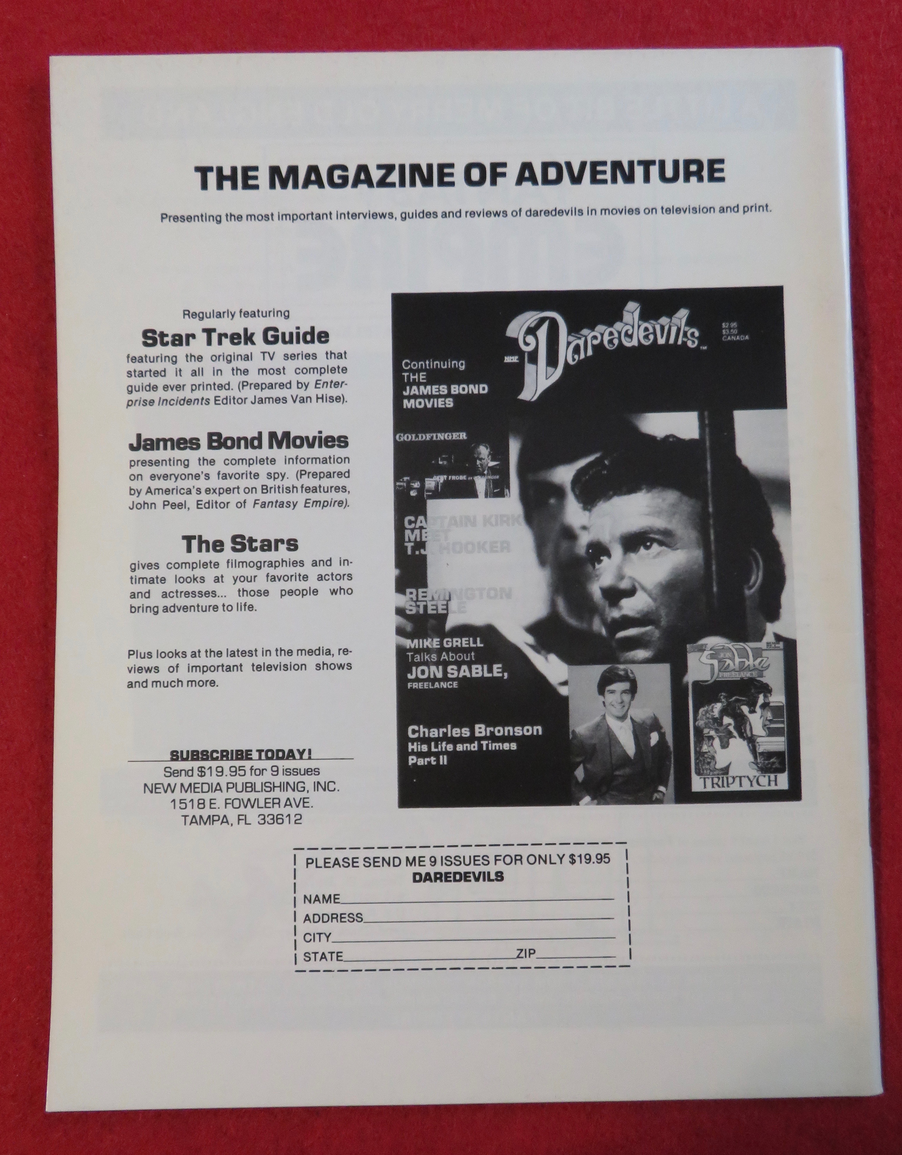 Fantasy Empire Magazine 1984 Companion For Dr Who