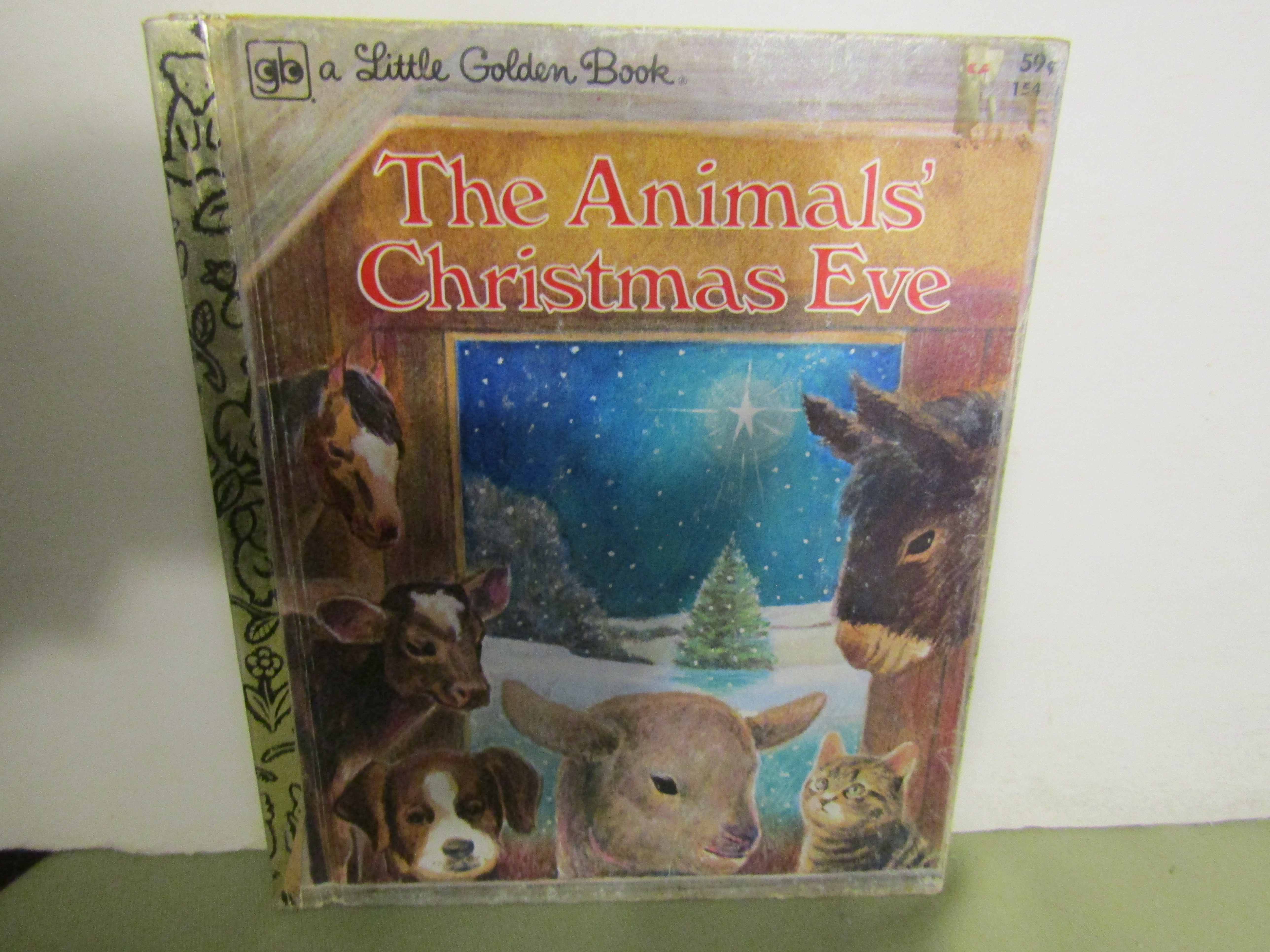 Golden Book the Animals Christmas Eve 2nd Printing