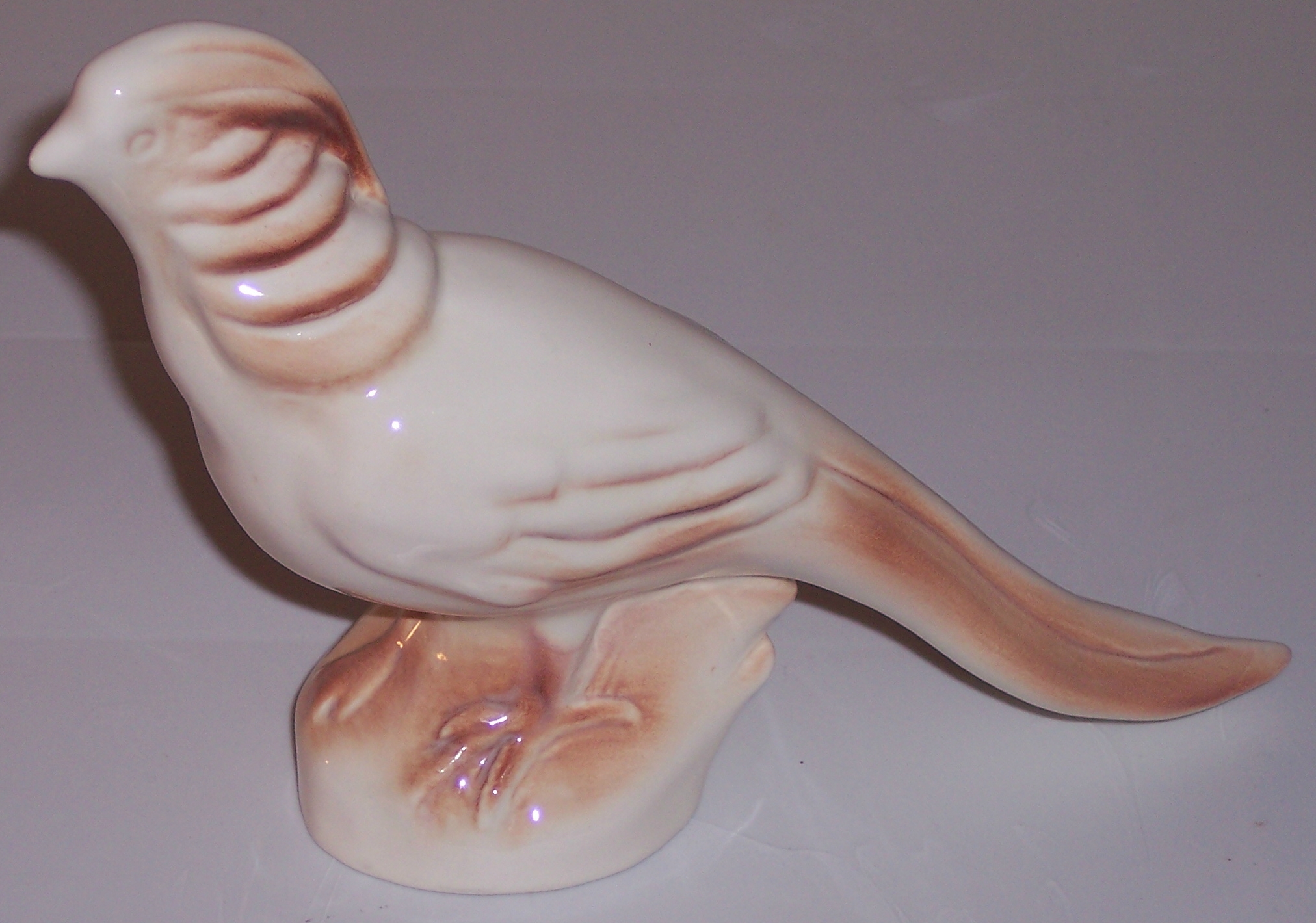 Roselane Pottery Pheasant Figurine!