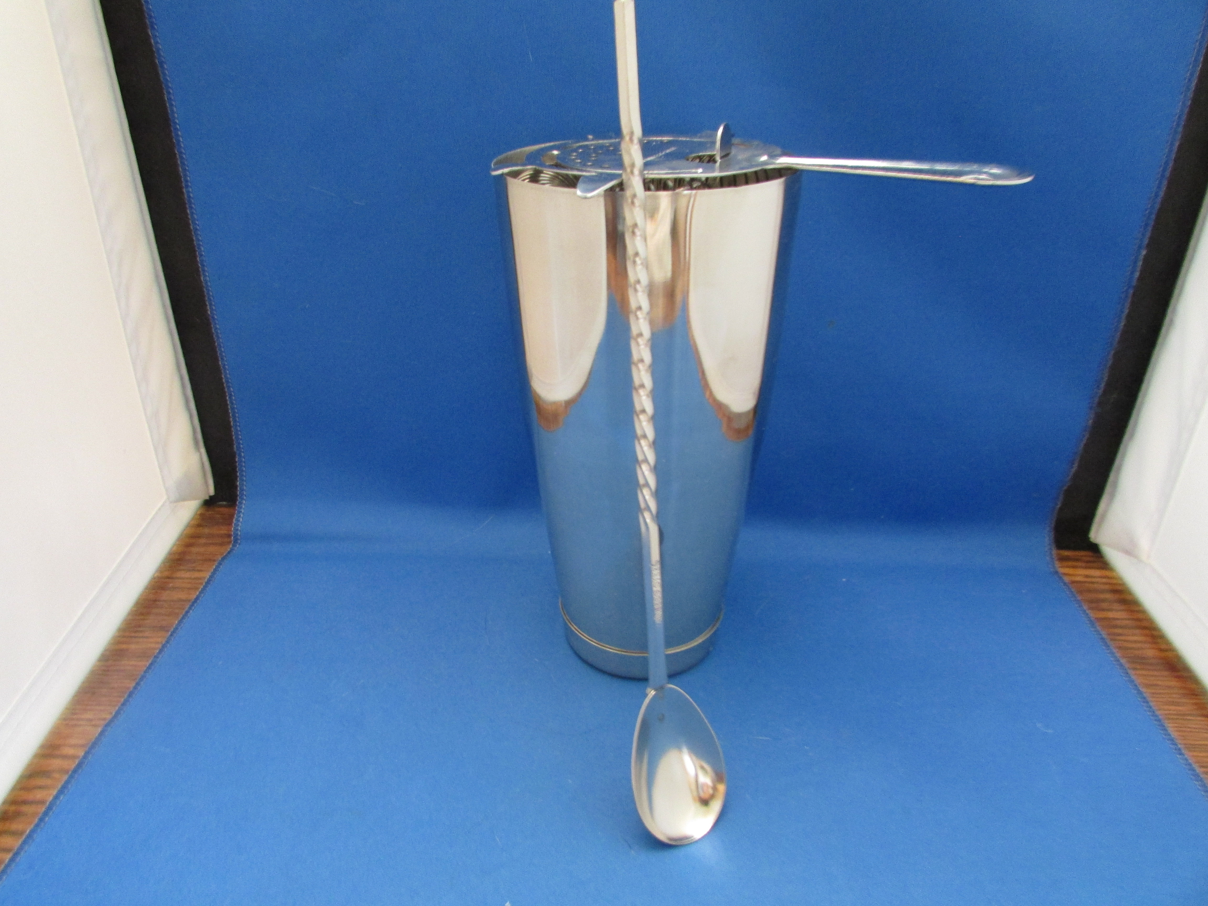 Stainless Steel Cocktail Mixer and Strainer