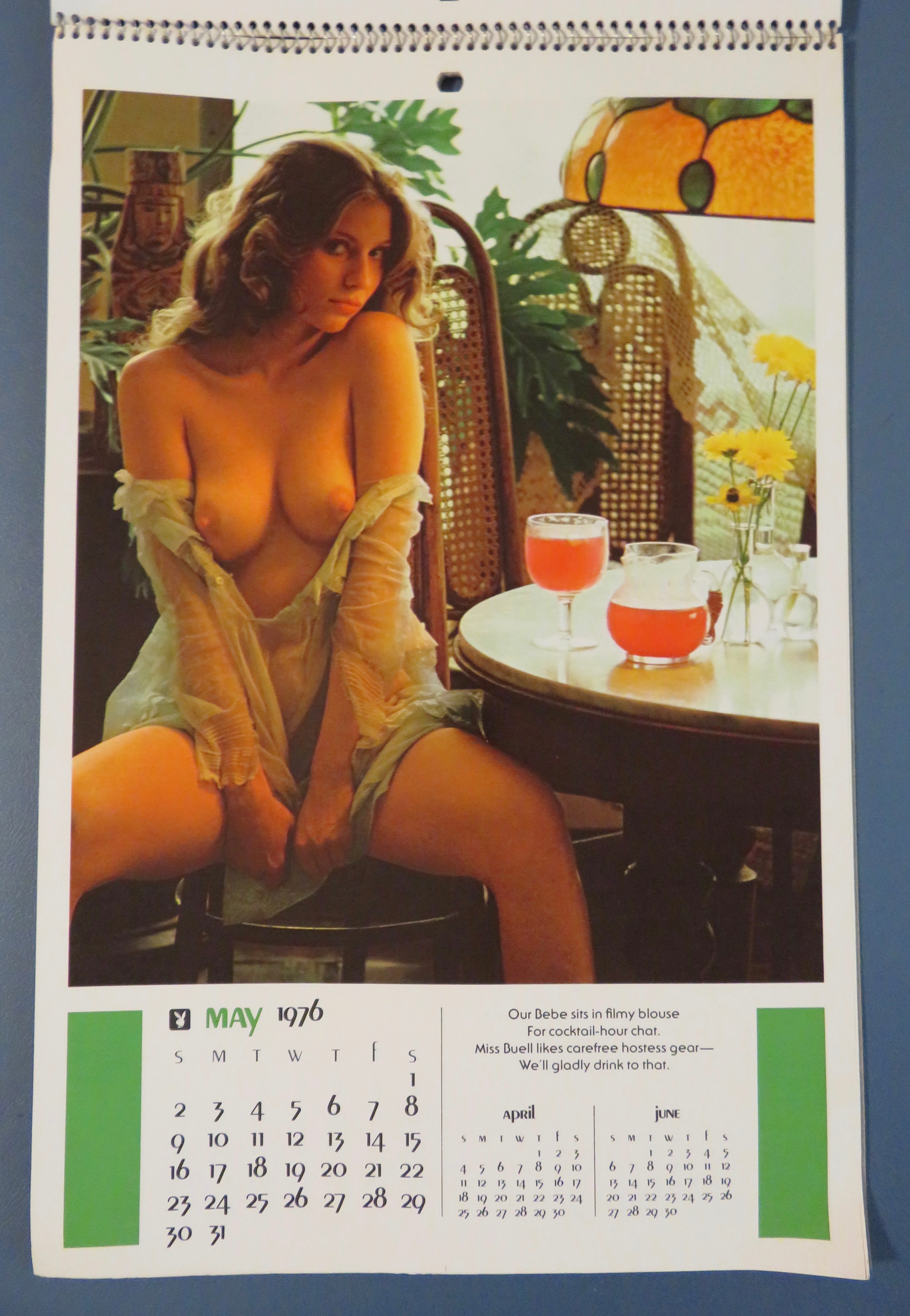 Playboy Playmate Calendar 1976 Marilyn Lange
