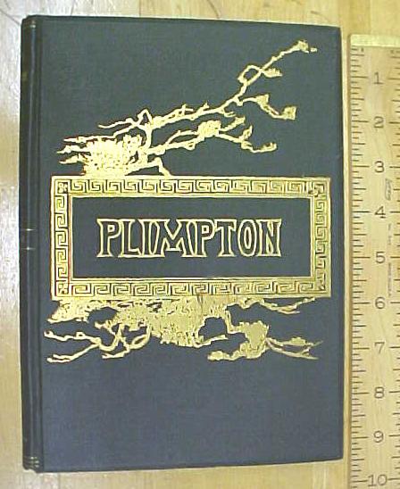 Florus B. Plimton Poems 1886 Poetry Book First Edition