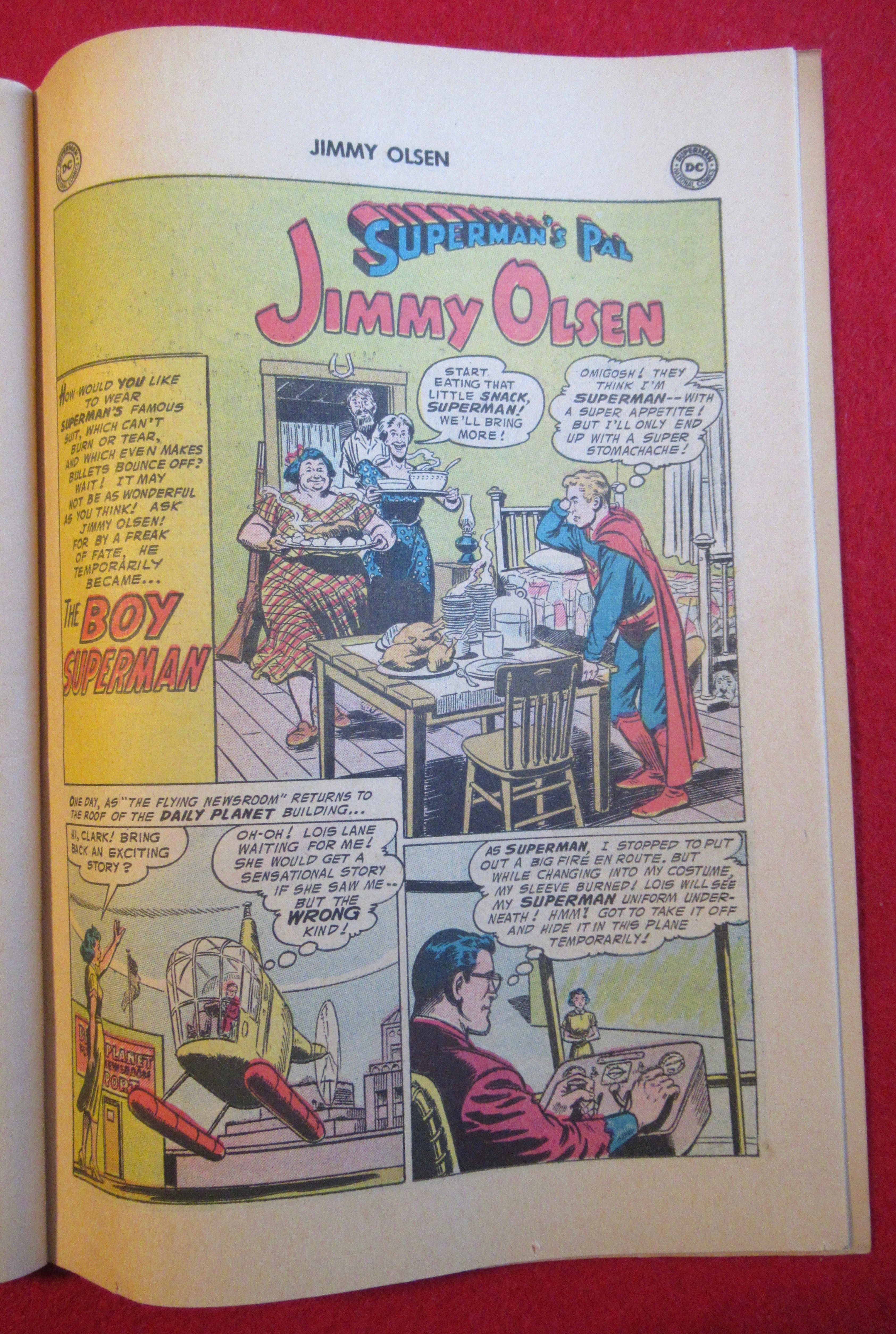 Superman's Pal Jimmy Olsen Comics August 1956