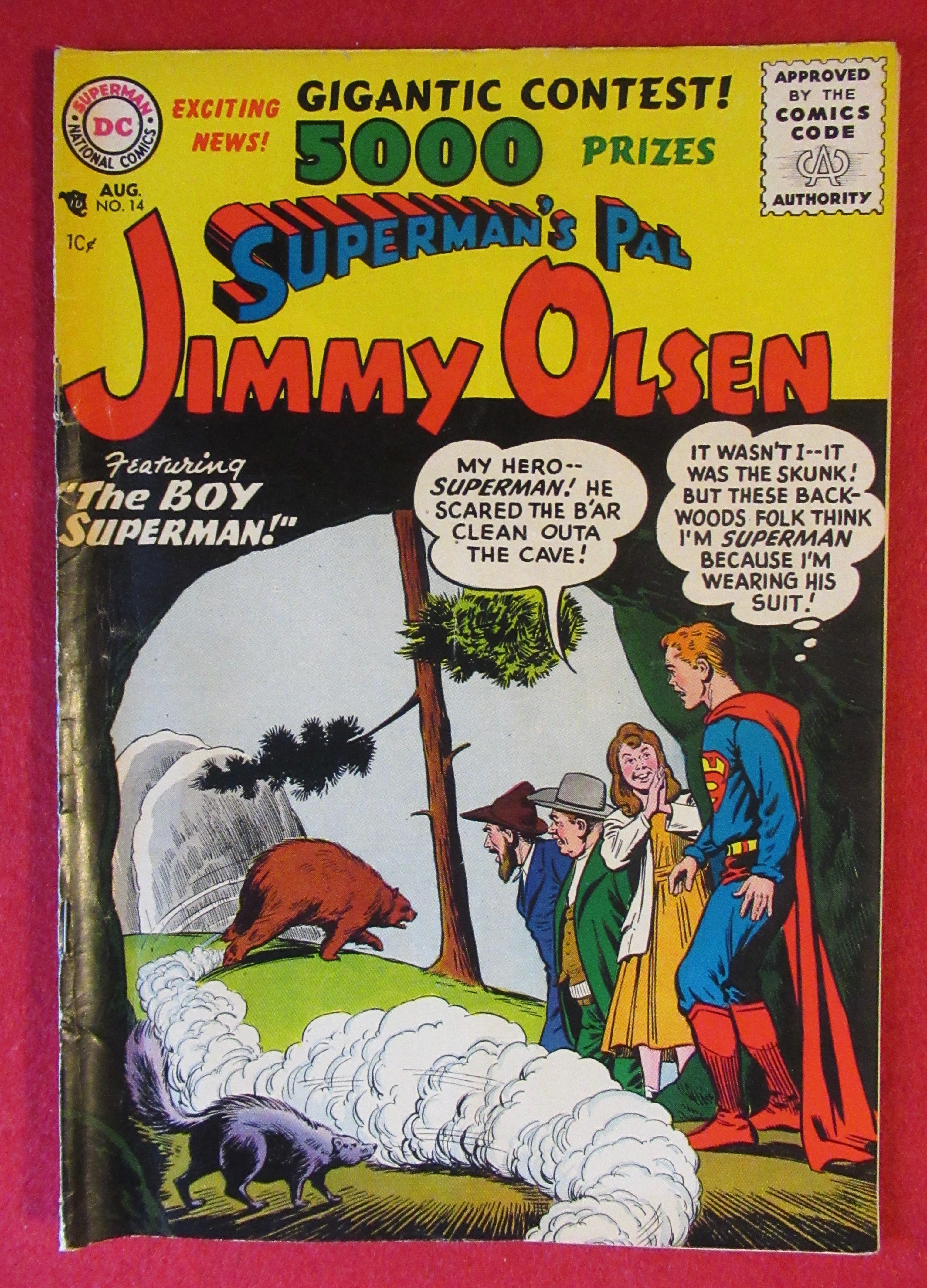 Superman's Pal Jimmy Olsen Comics August 1956