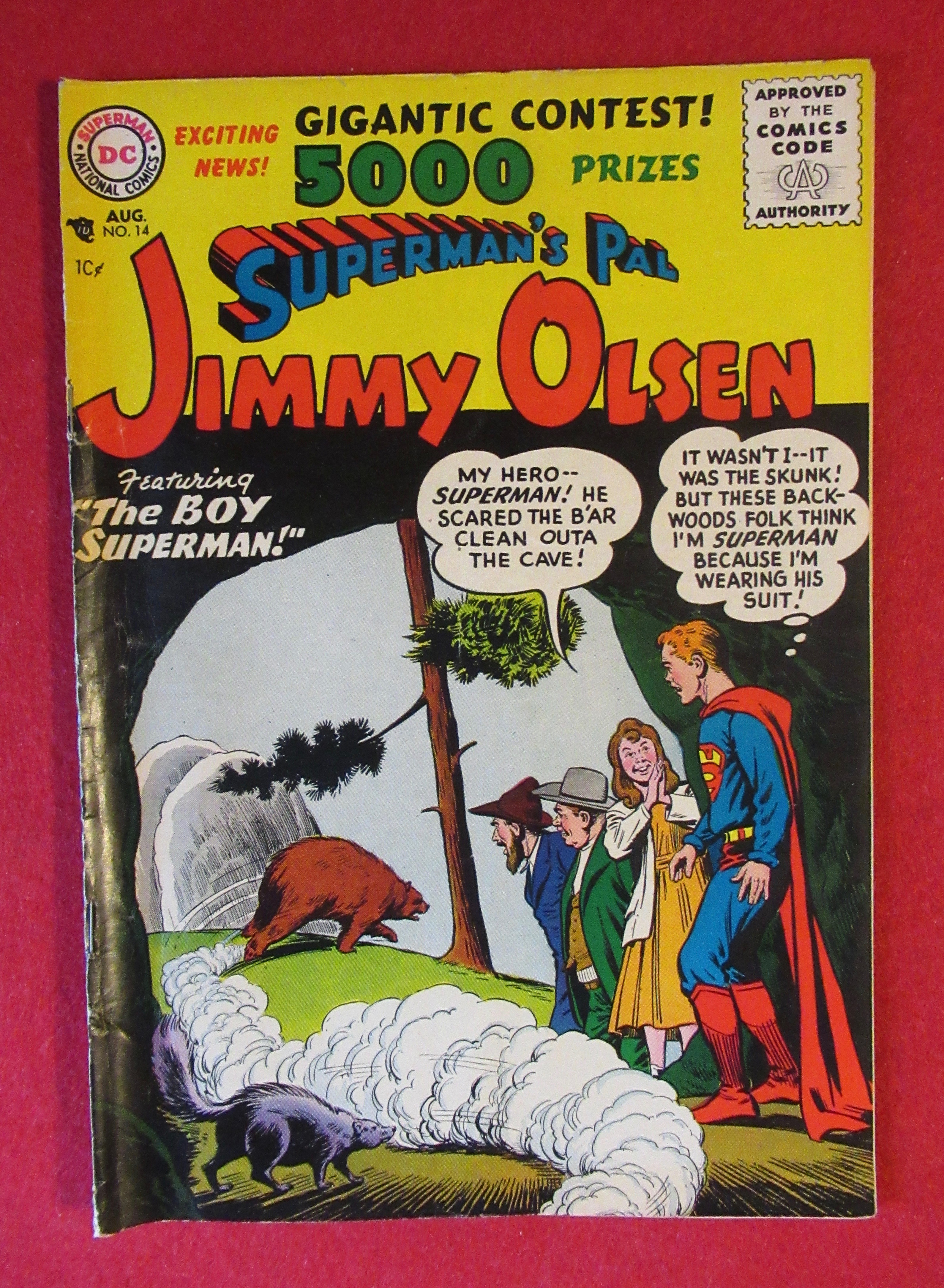 Superman's Pal Jimmy Olsen Comics August 1956