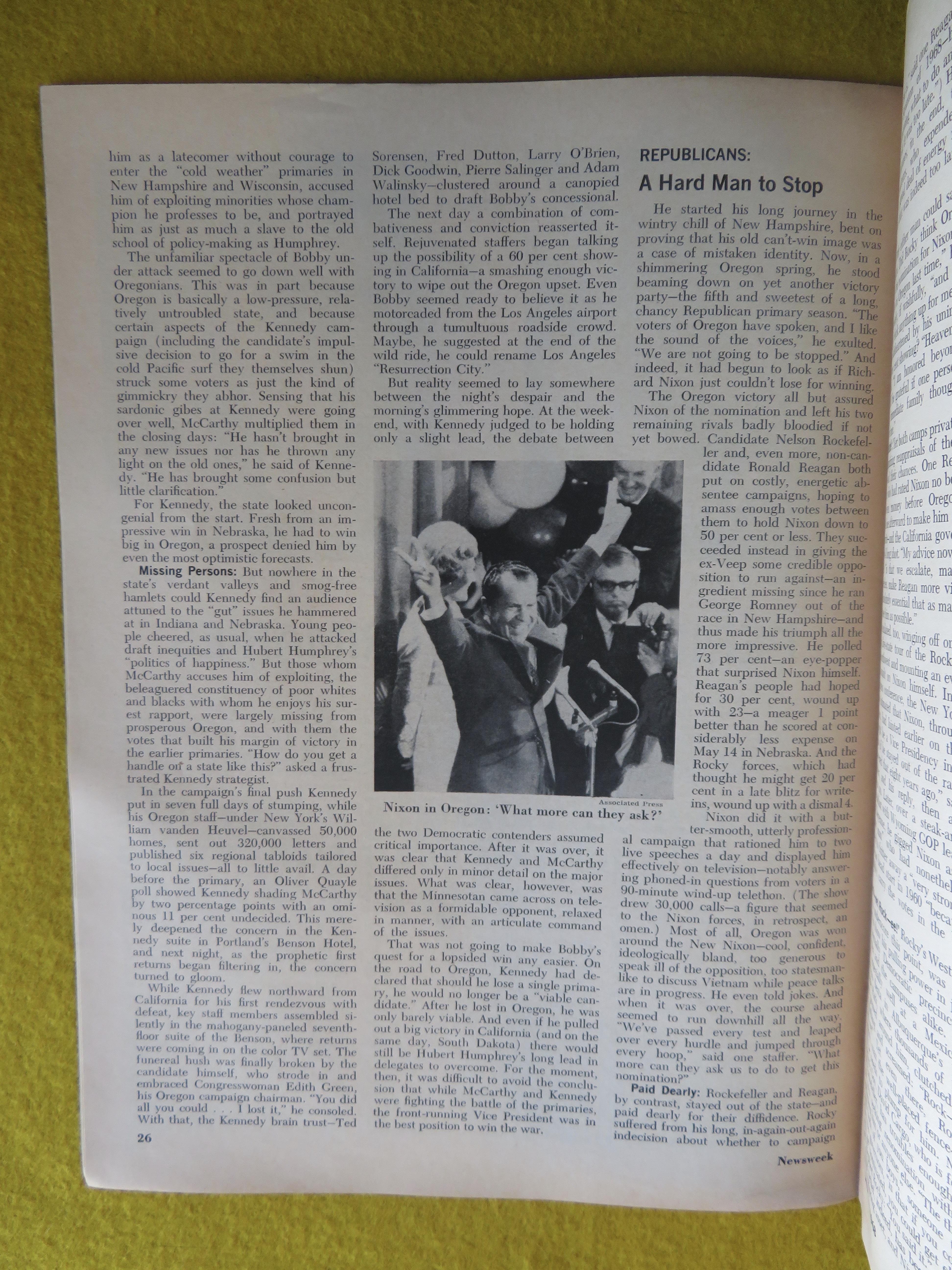 Newsweek Magazine June 10, 1968 Showdown in France