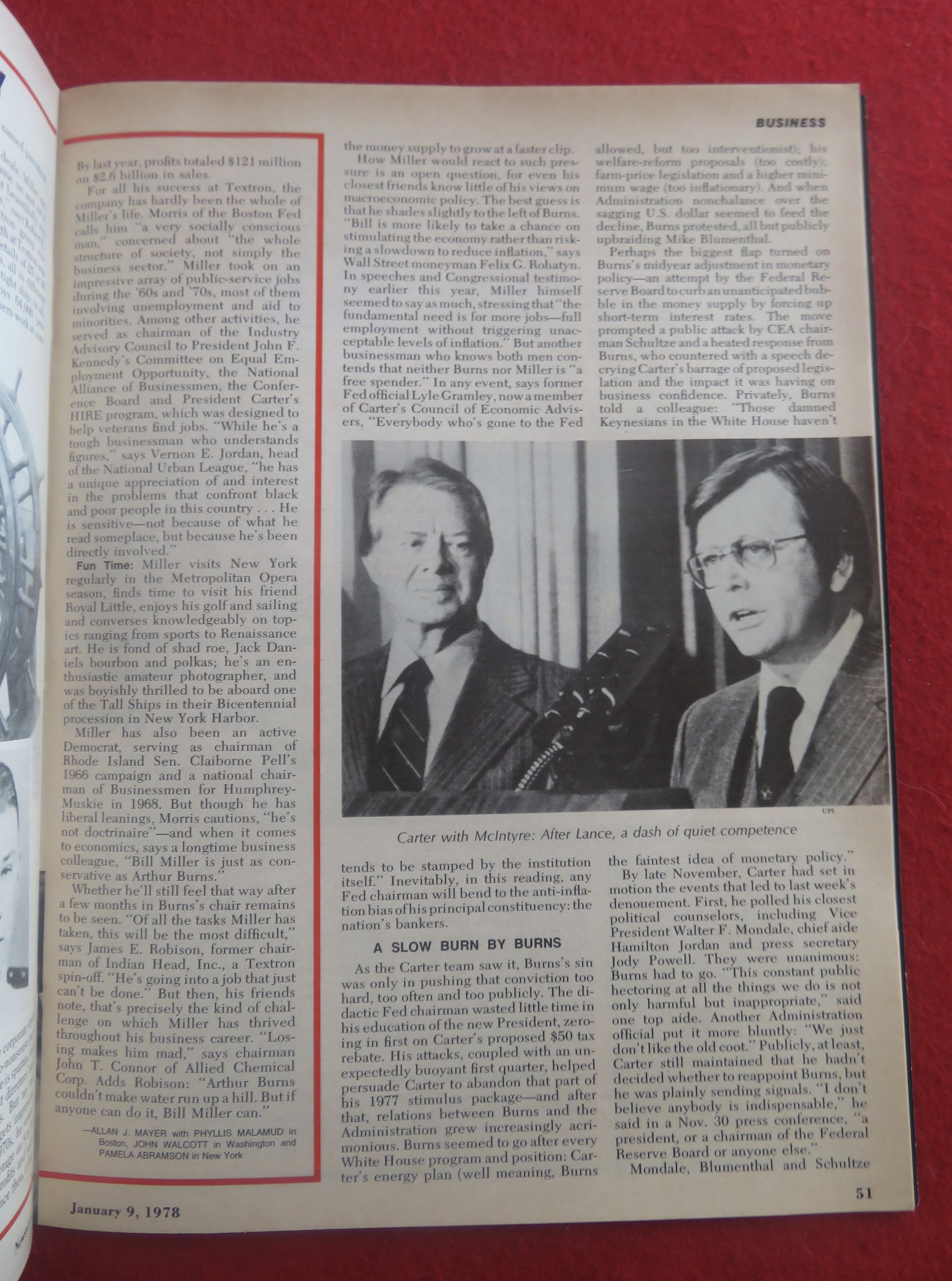 Newsweek Magazine January  9,  1978 Economy '78