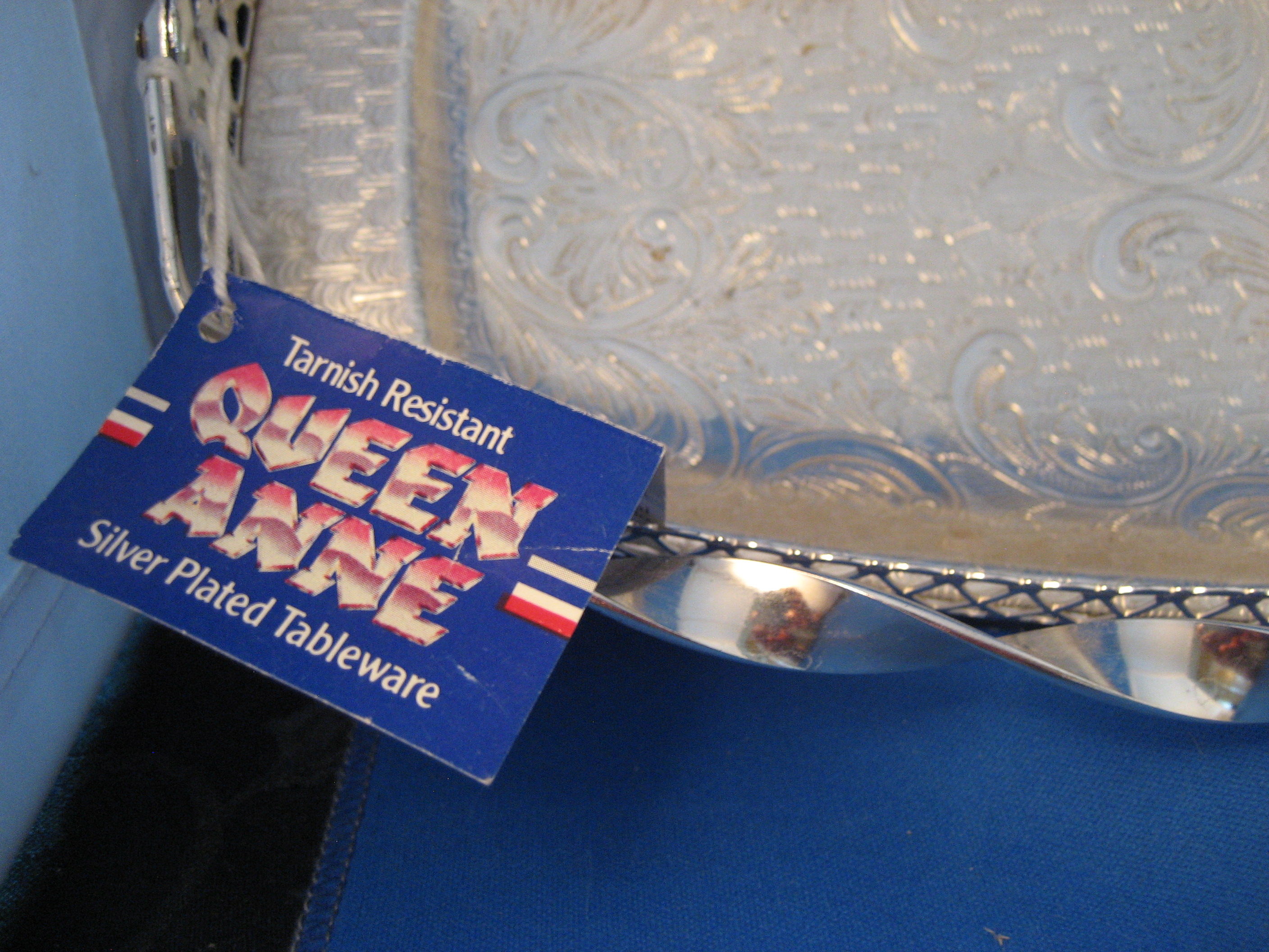 Queen Anne Silver Anniversary Serving Tray
