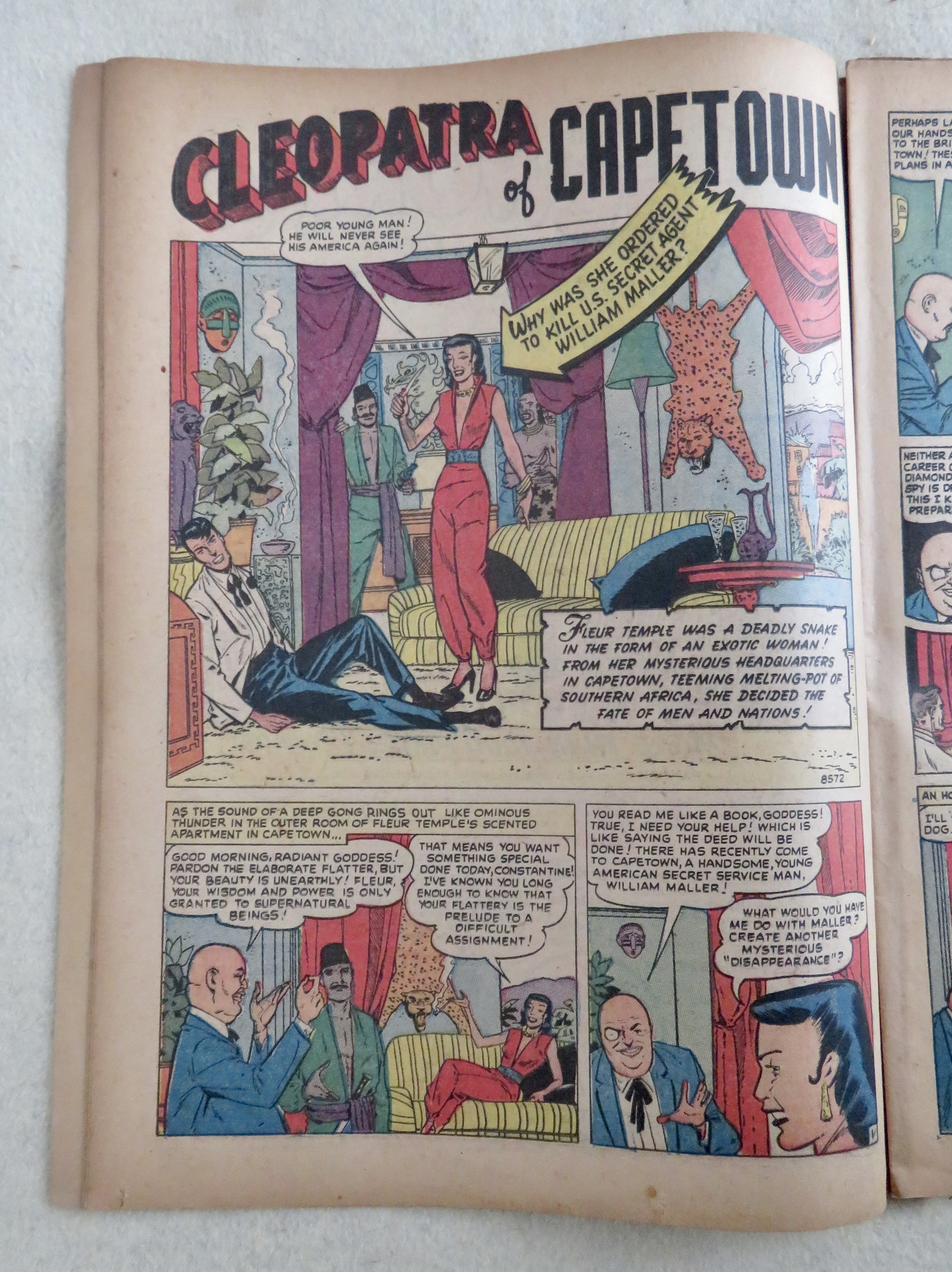 Spy Cases Comic August 1951 Traitor Without A Face