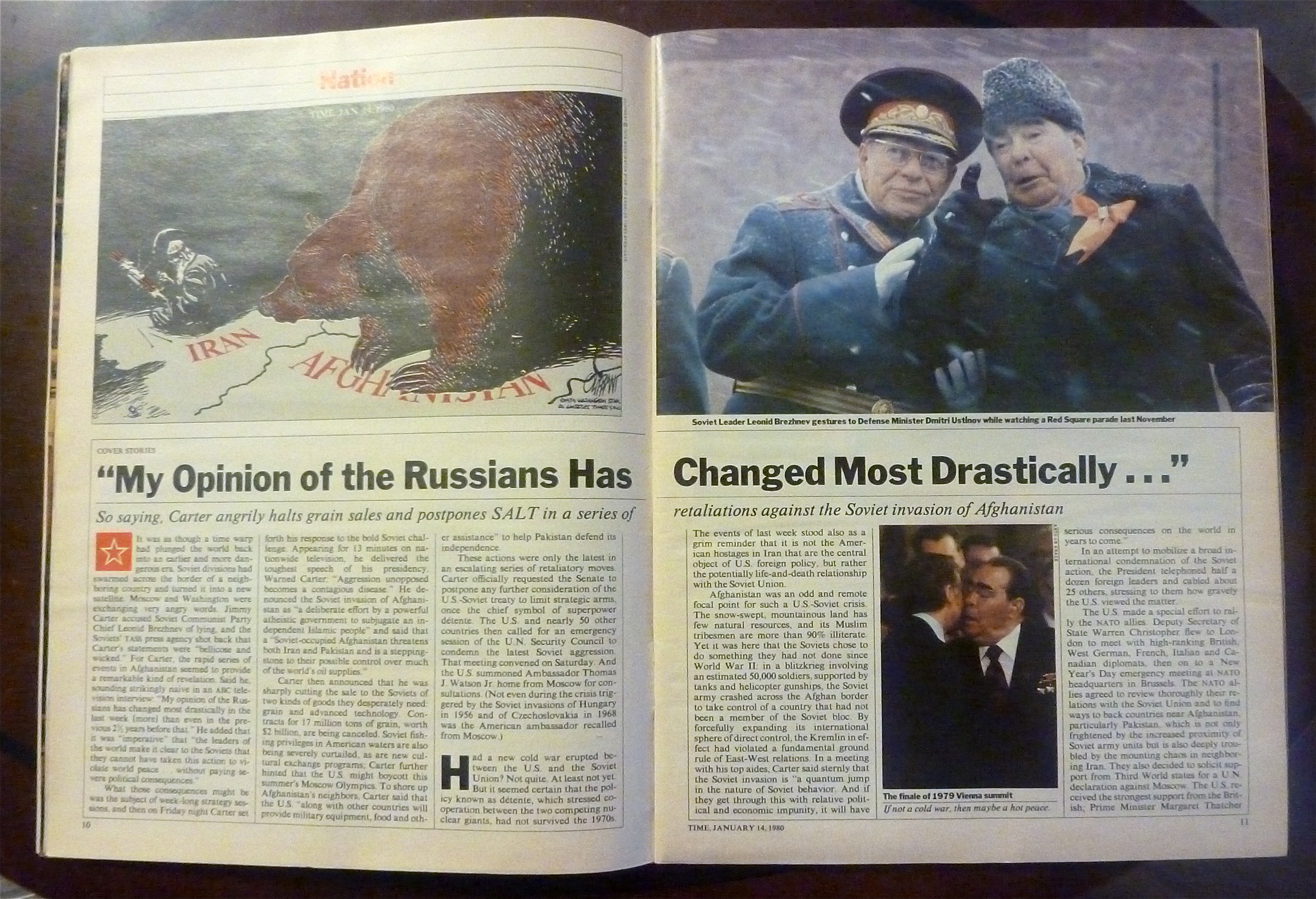 Time Magazine-January 14, 1980-Moscow Bold Challenge