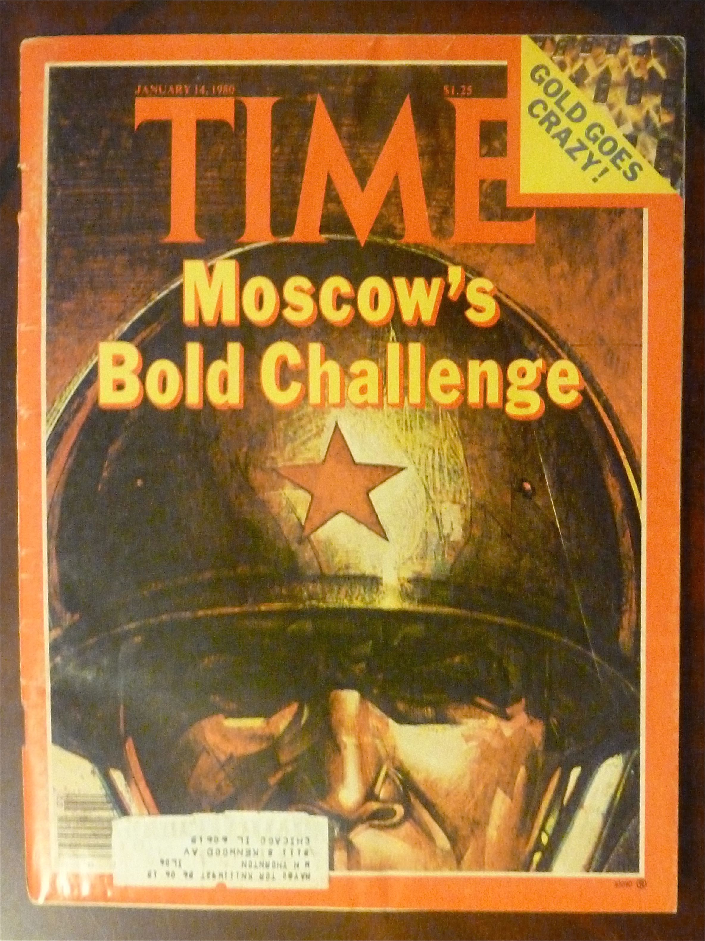 Time Magazine-January 14, 1980-Moscow Bold Challenge