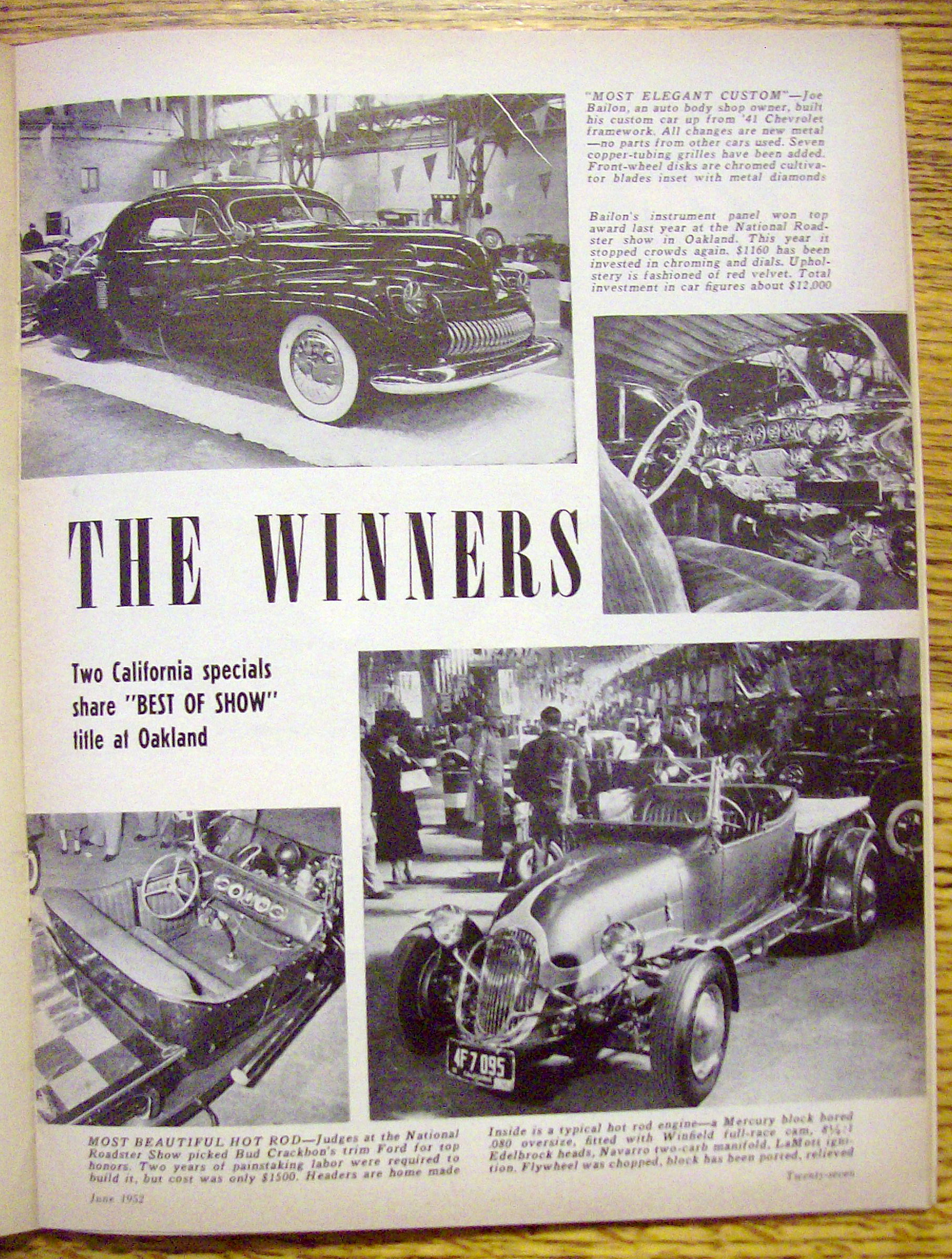 Motor Trend Magazine June 1952 Lincoln And Kaiser