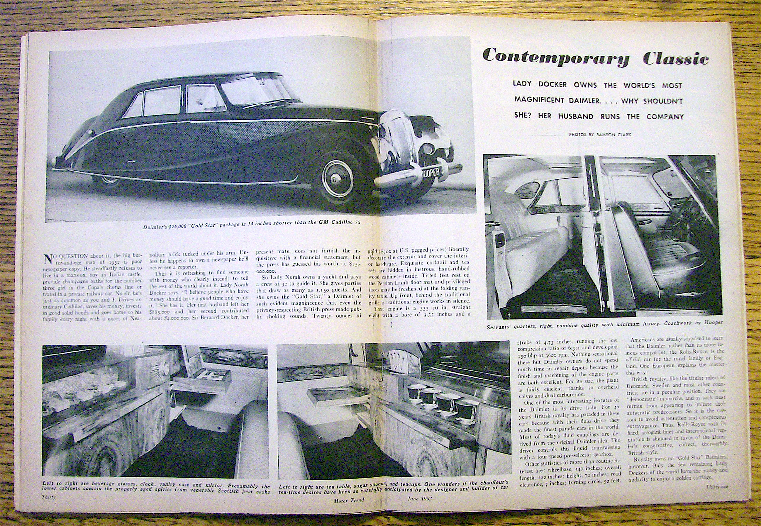 Motor Trend Magazine June 1952 Lincoln And Kaiser