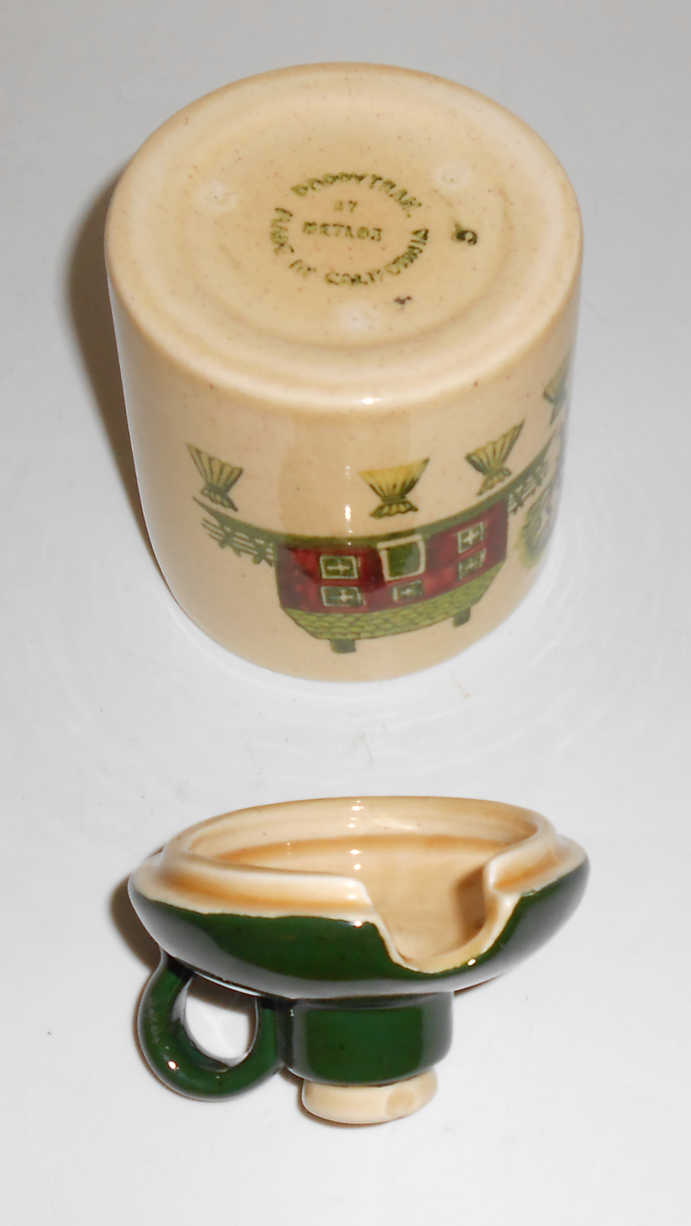 Metlox Pottery Homestead Provincial Jam/Mustard Jar!