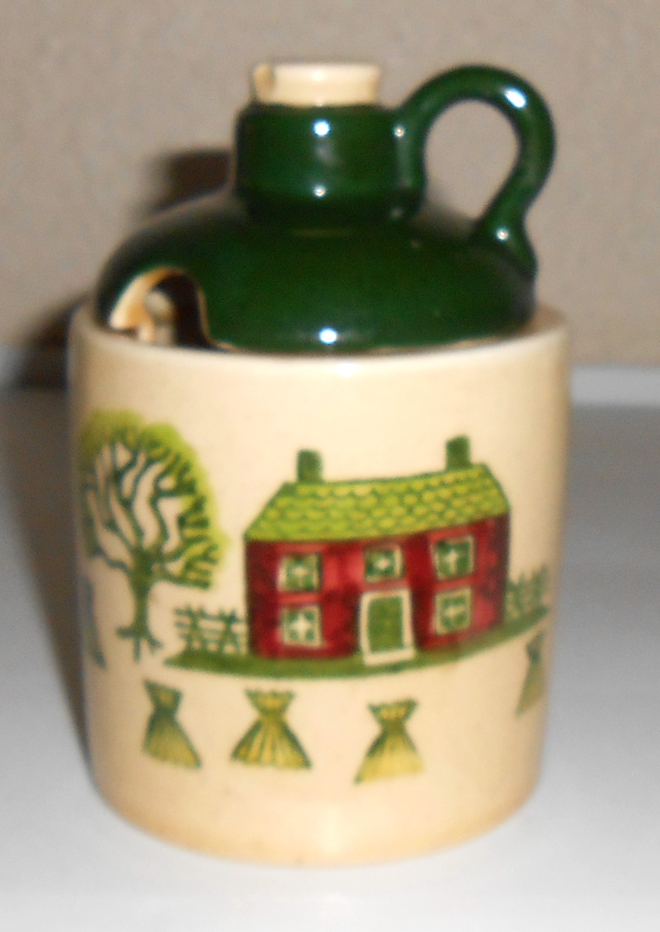 Metlox Pottery Homestead Provincial Jam/Mustard Jar!