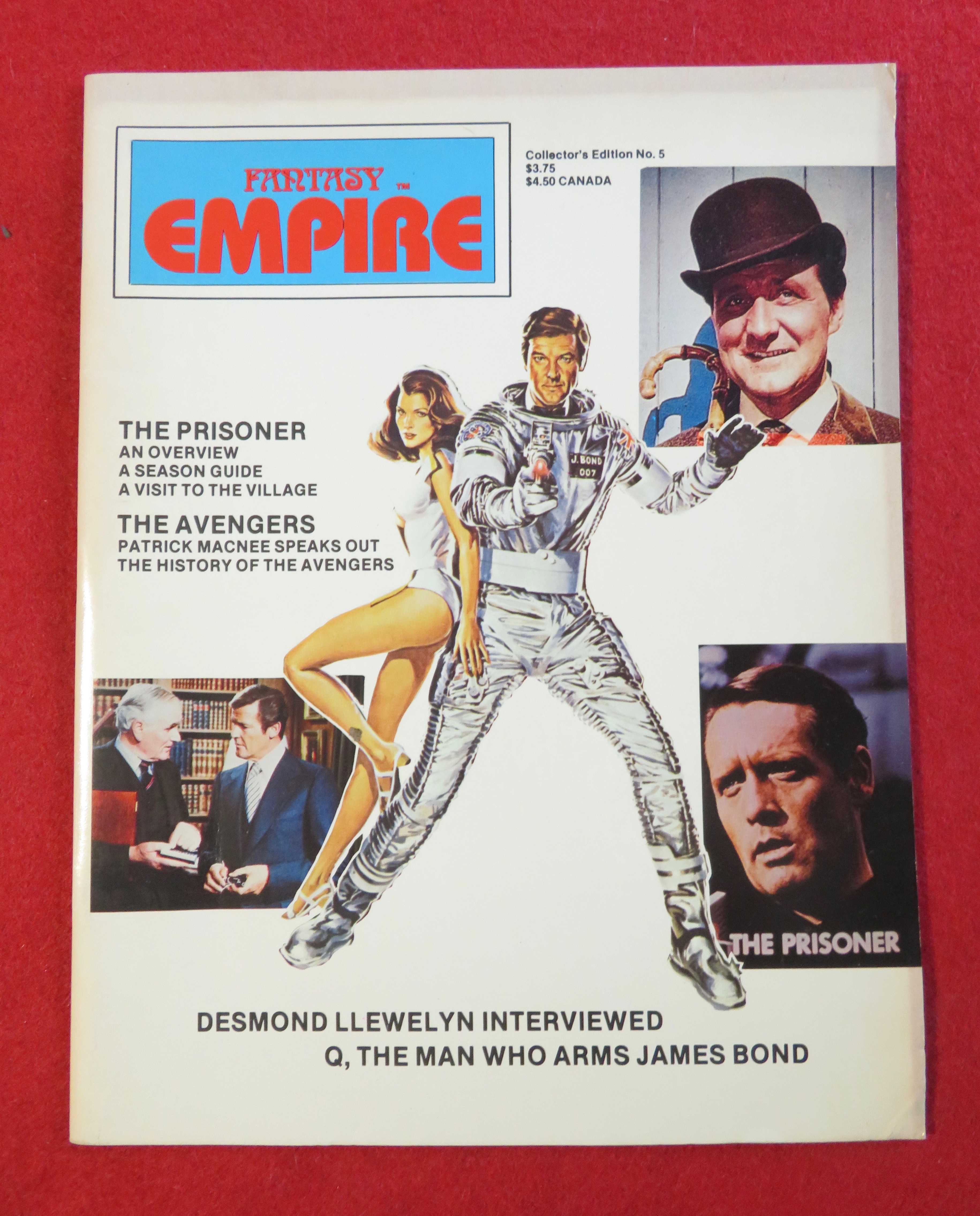Fantasy Empire Magazine 1984 The Prisoner/The Avengers