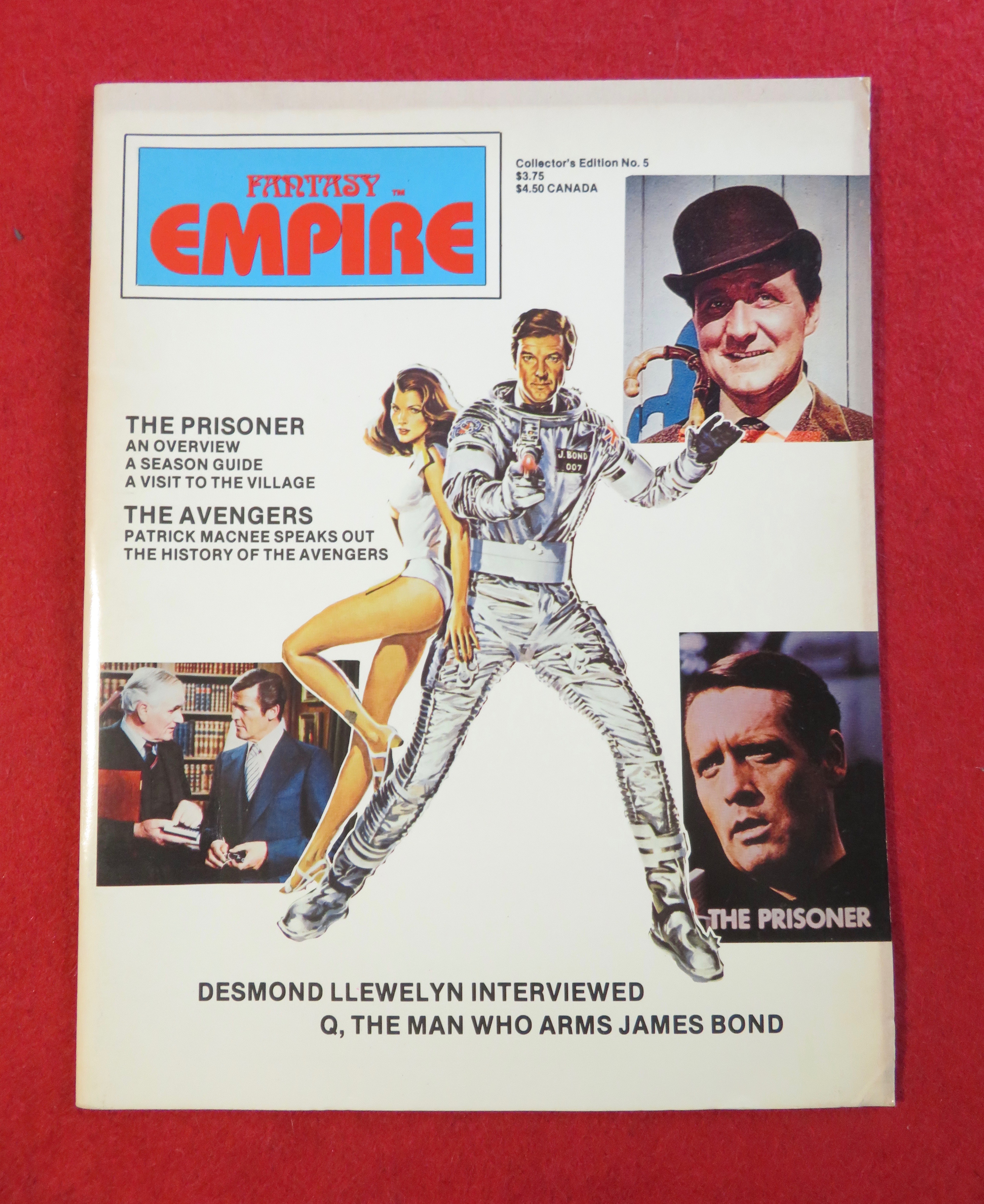 Fantasy Empire Magazine 1984 The Prisoner/The Avengers