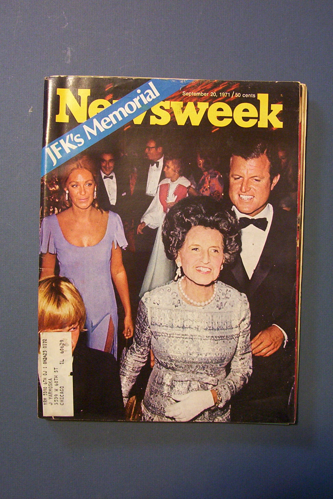 Newsweek Magazine - September  20, 1971 - JFK Memorial