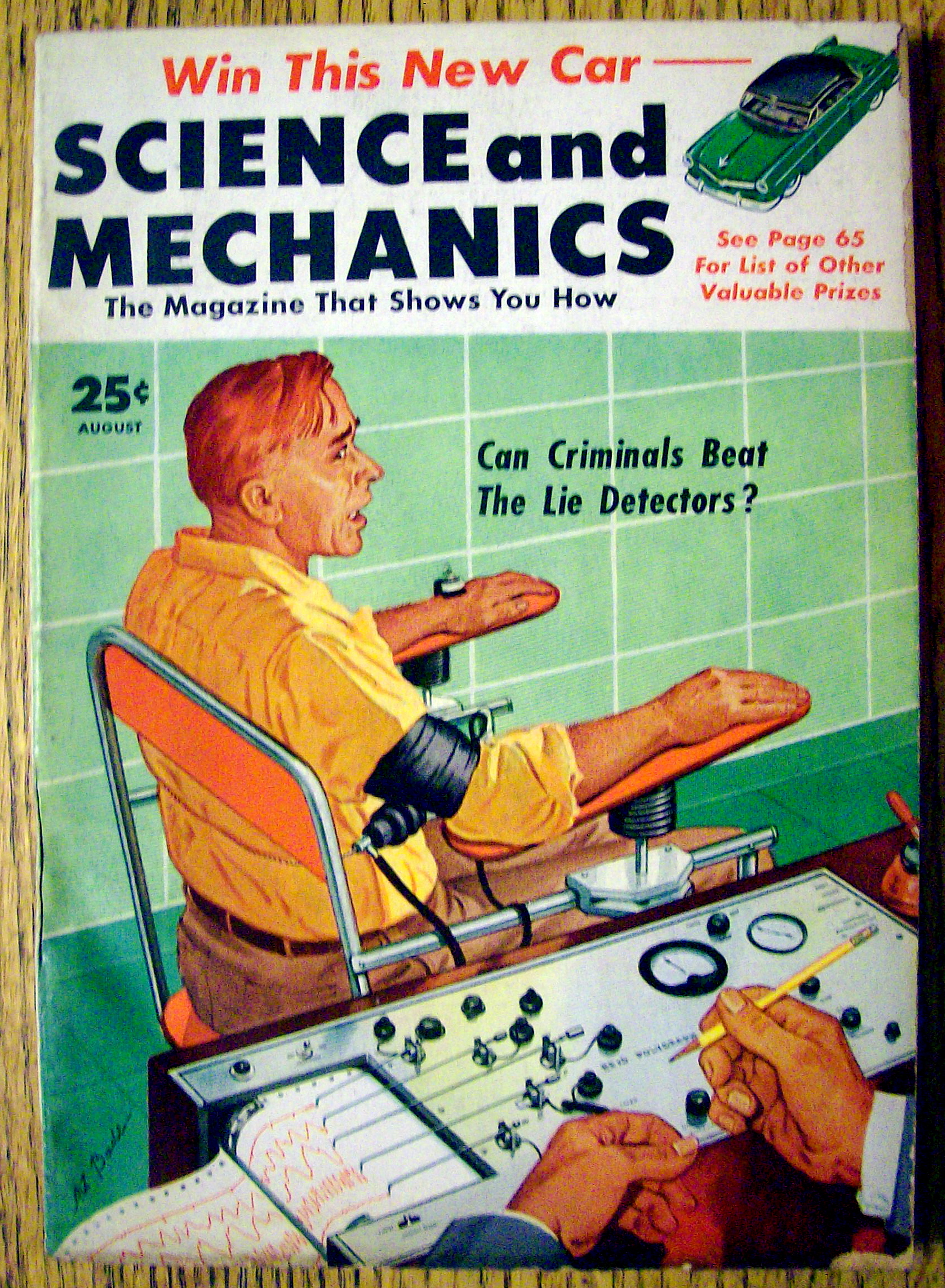 Science & Mechanics-August 1953-Criminals & Detectors