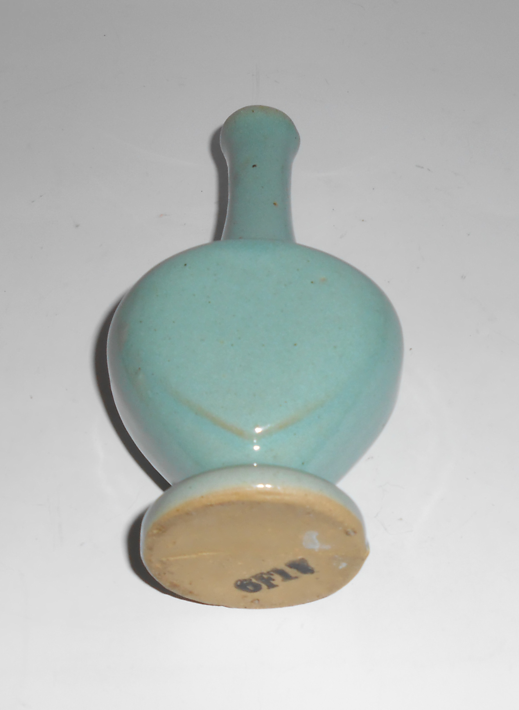 Zanesville Stoneware Pottery Seacrest Green Bottle