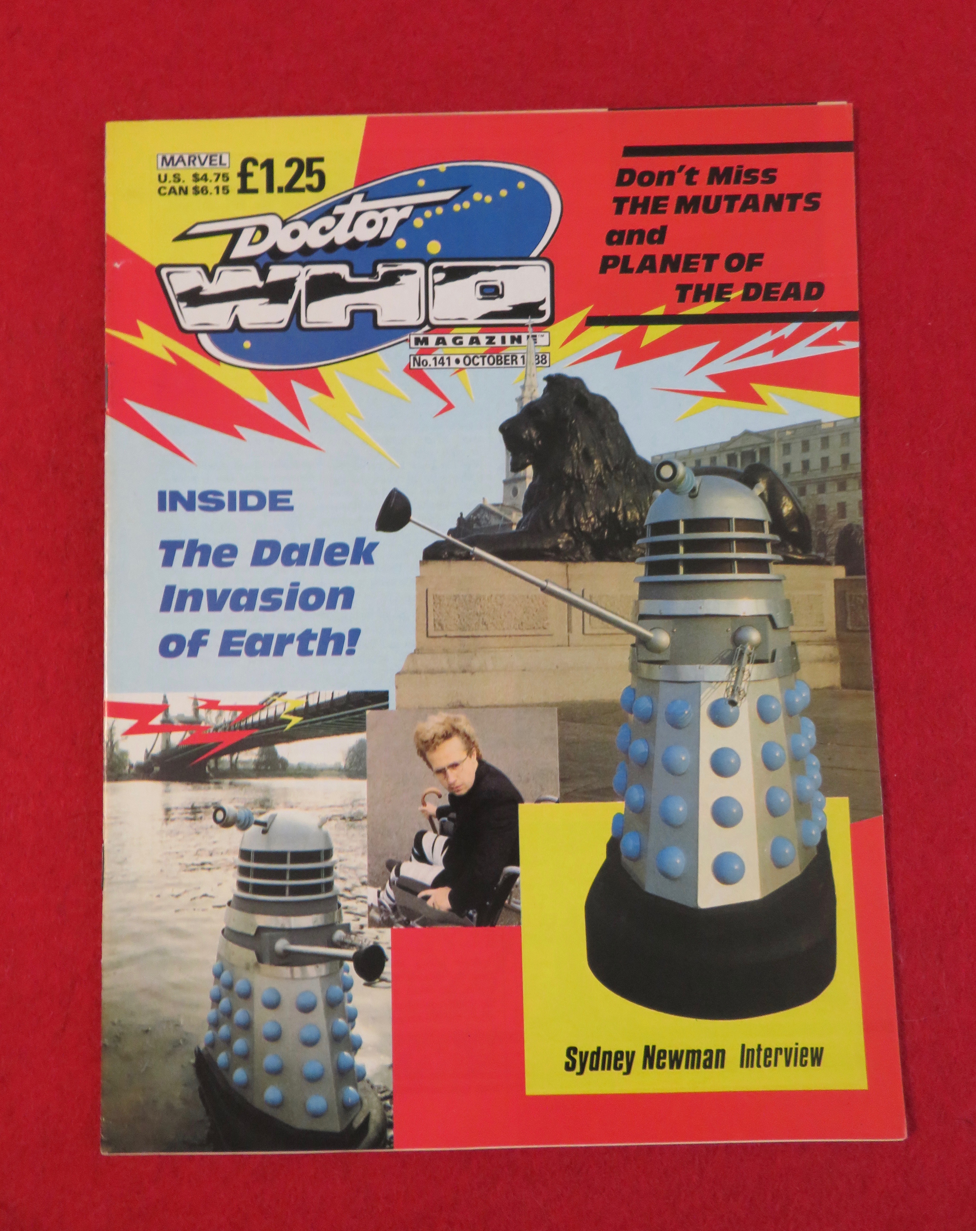 Doctor (Dr) Who Magazine October 1988 Dalek Invasion