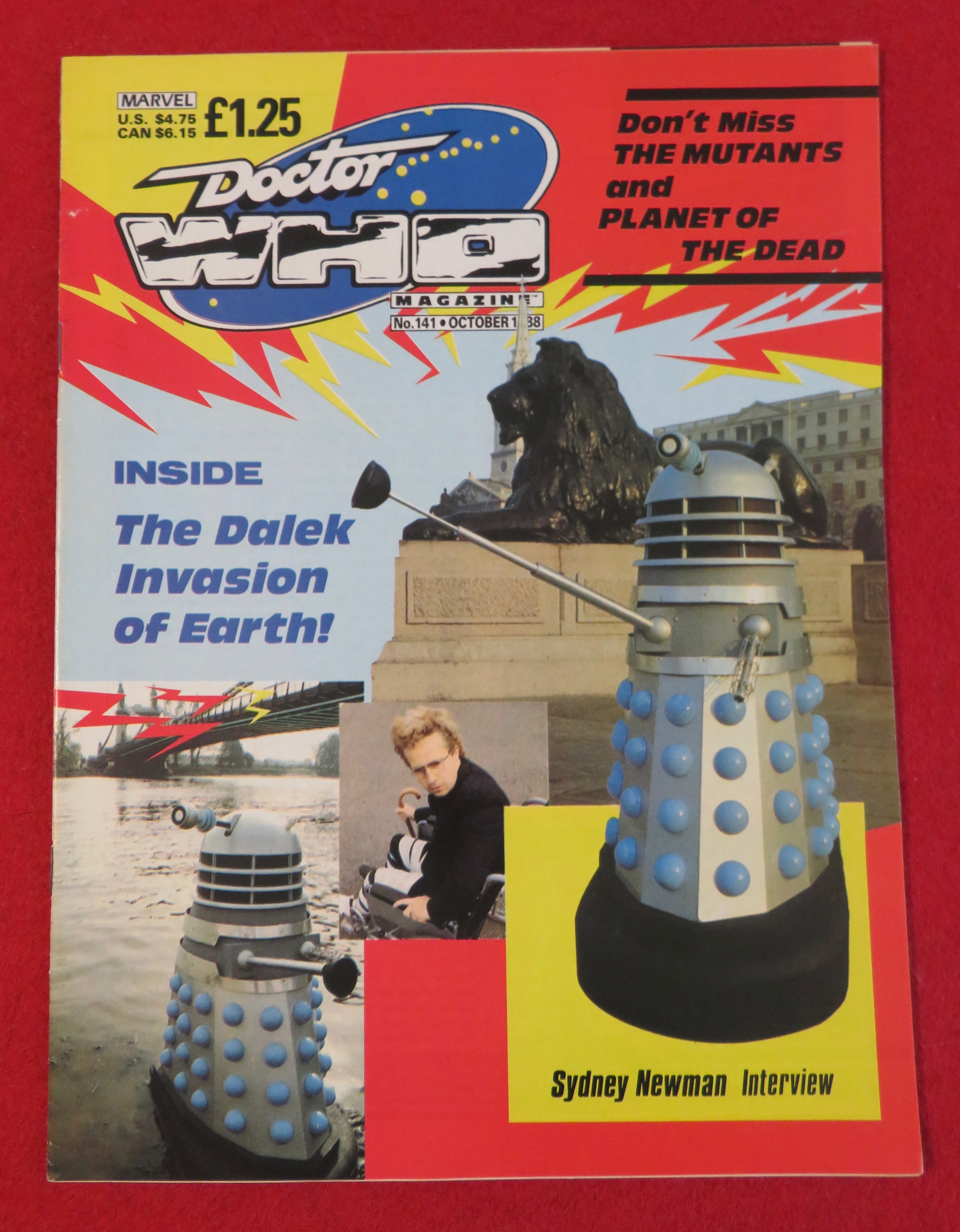 Doctor (Dr) Who Magazine October 1988 Dalek Invasion