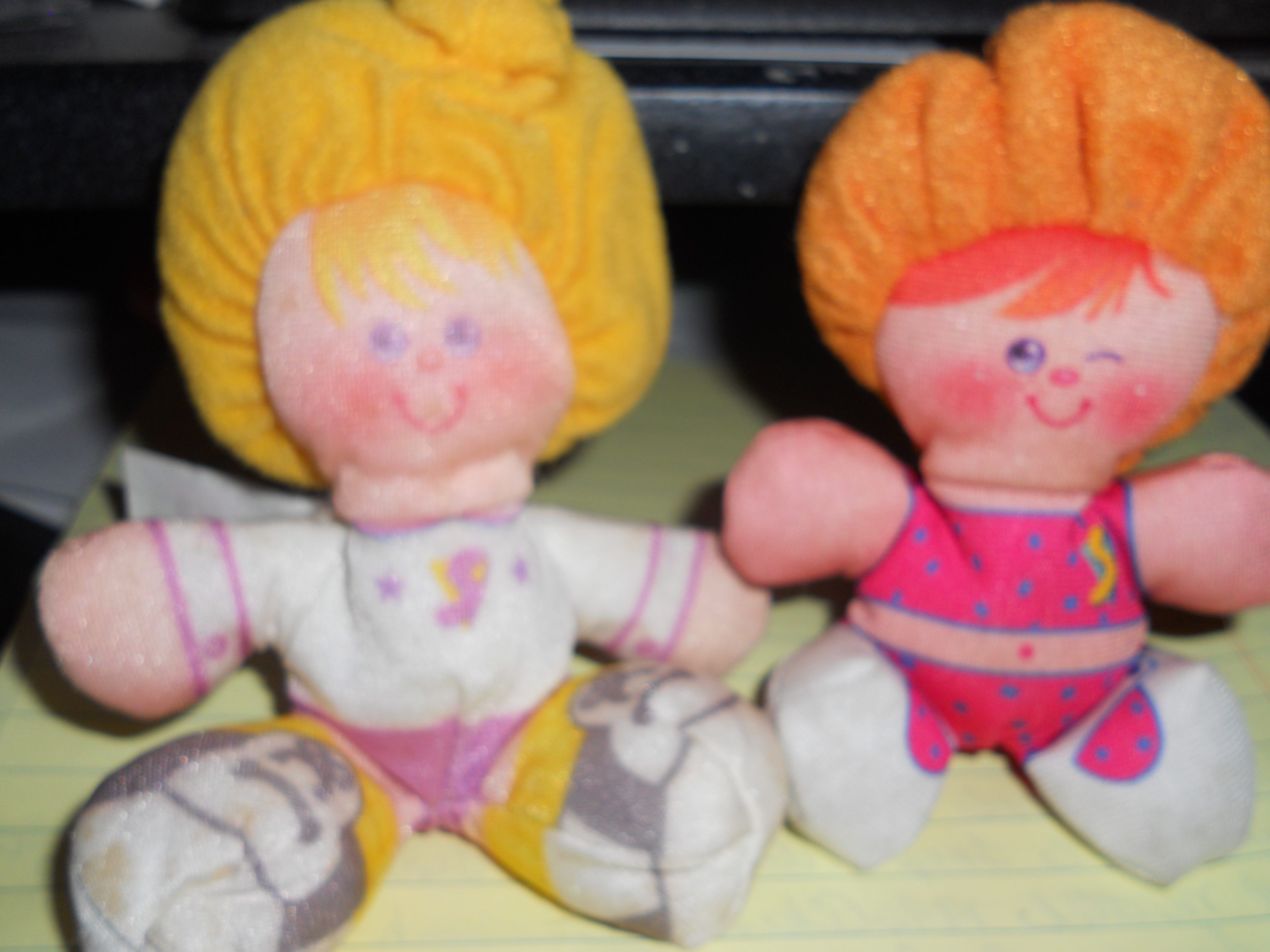 Fisher Price Smooshees Dolls Pair