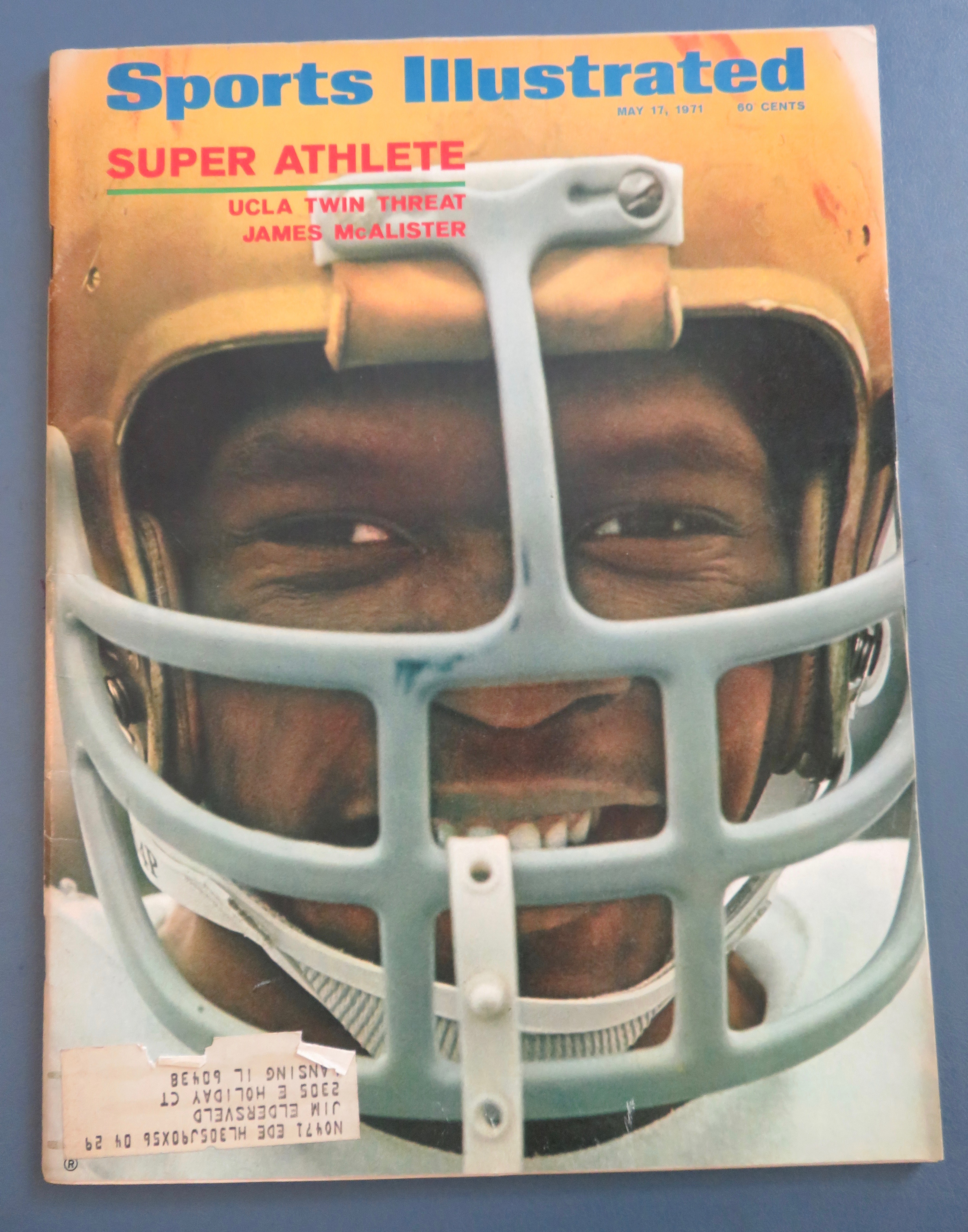 Sports Illustrated Magazine May 17, 1971 Jim McAlister