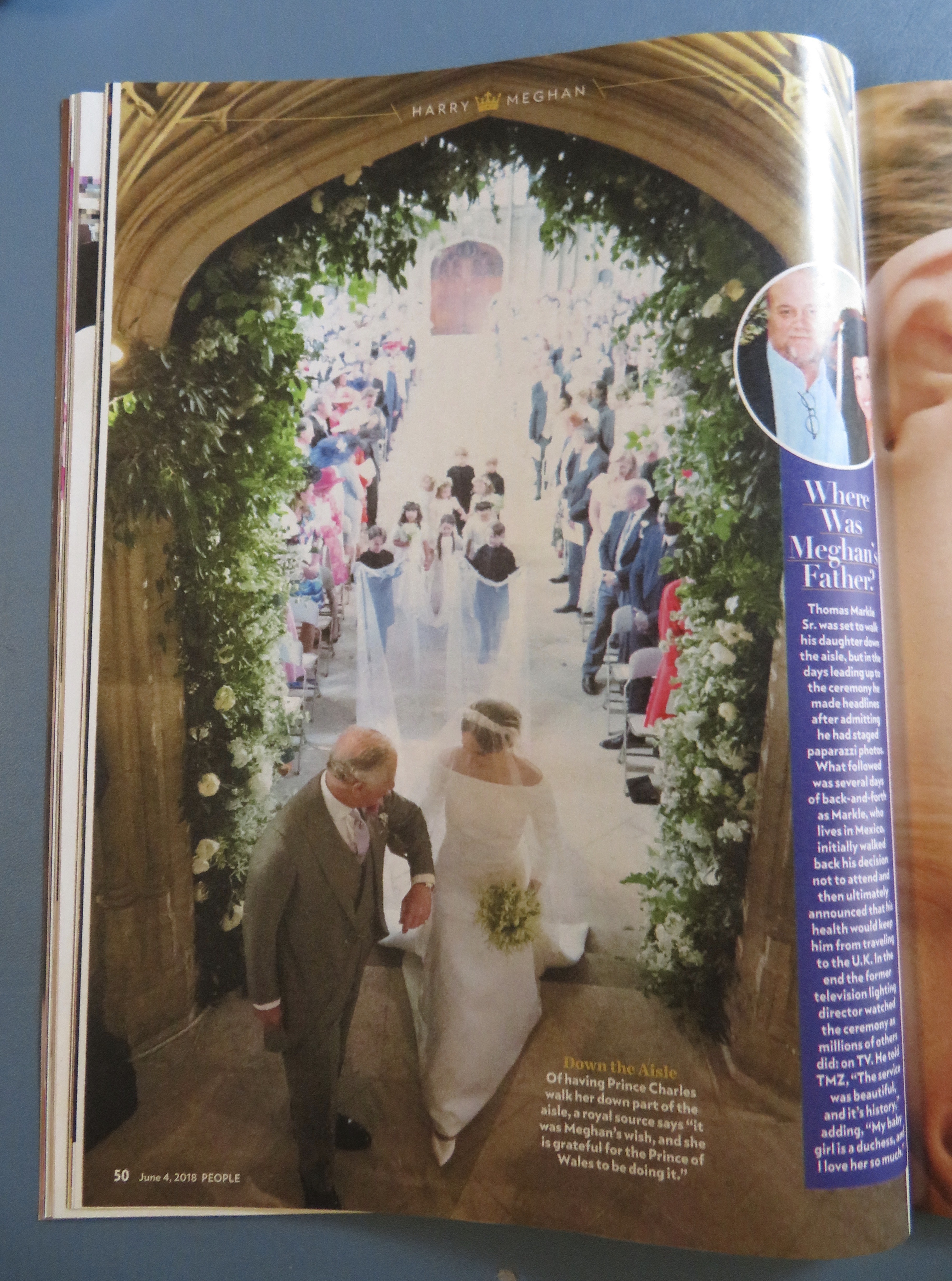 People Magazine June 4, 2018 Fairytale Wedding