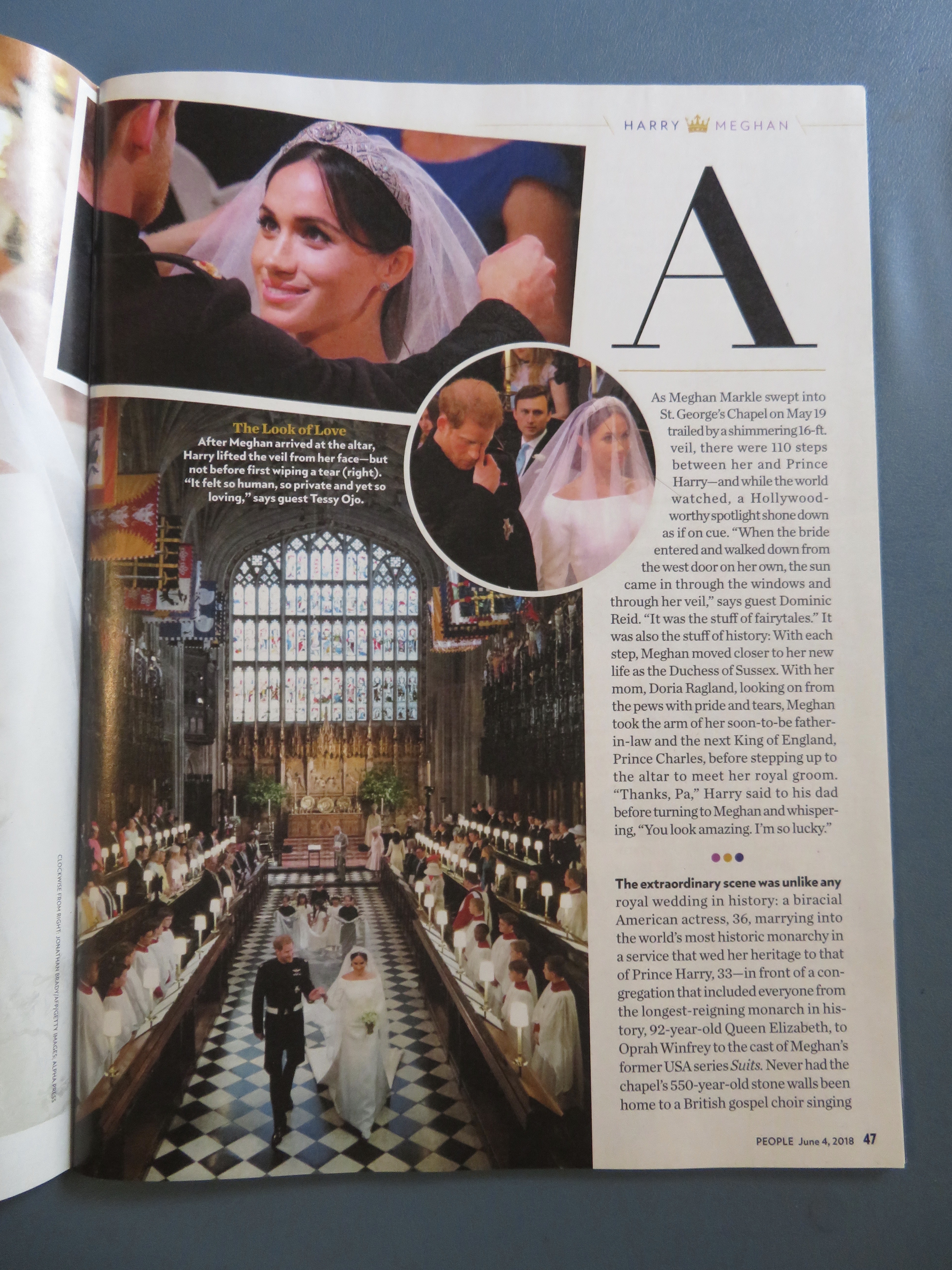 People Magazine June 4, 2018 Fairytale Wedding