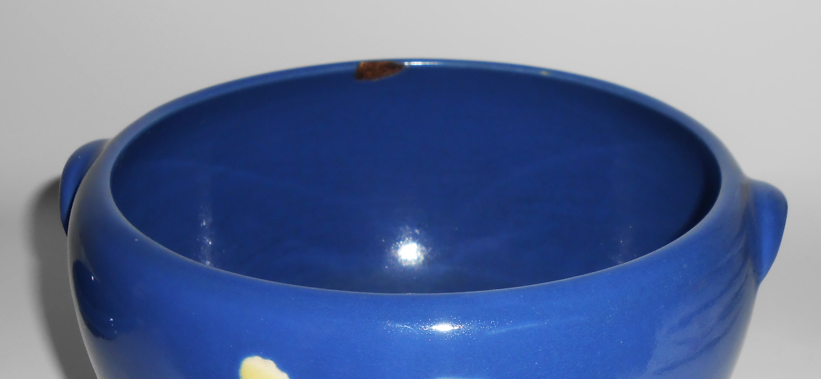 Coors Pottery Rosebud Medium Triple Service Blue 3.5 Pi