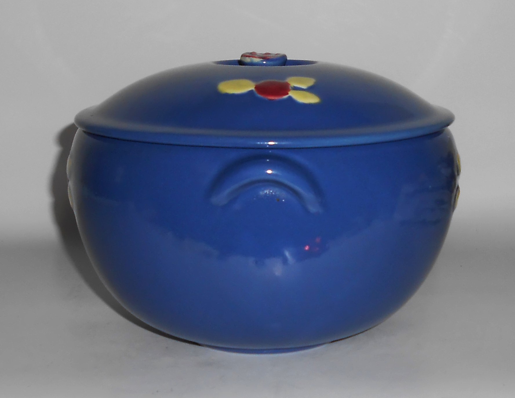 Coors Pottery Rosebud Medium Triple Service Blue 3.5 Pi