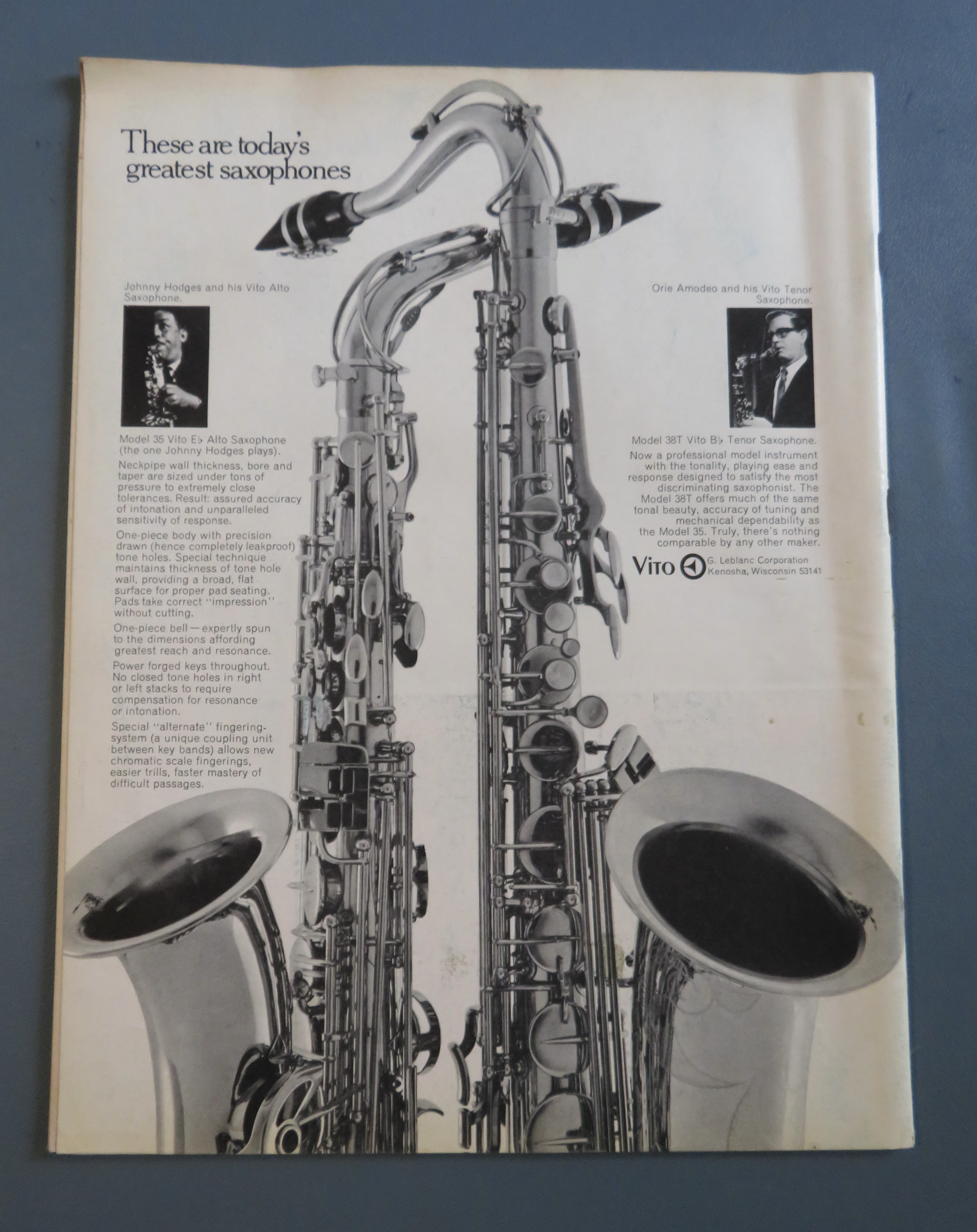 Downbeat Magazine August 24, 1967 Ellington Wins
