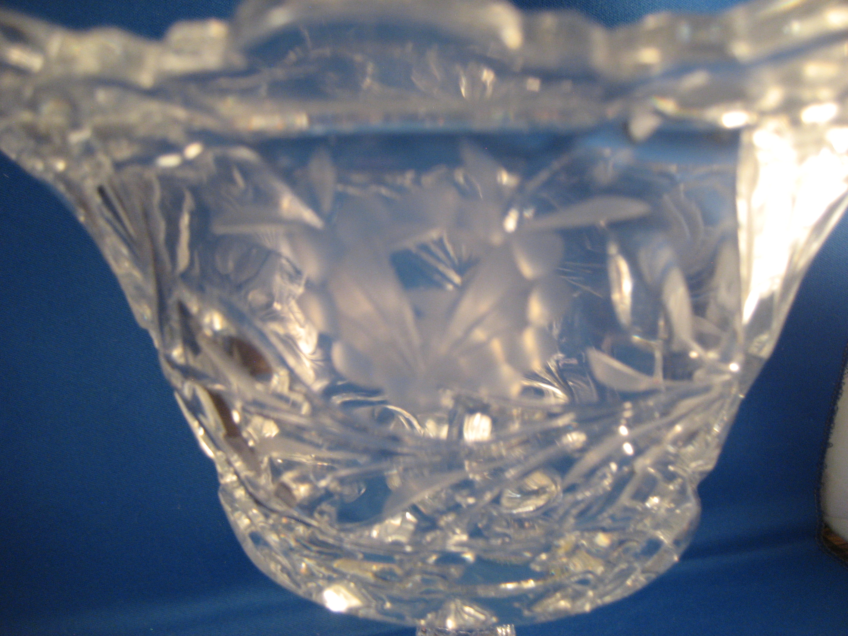 Cut Glass Compote