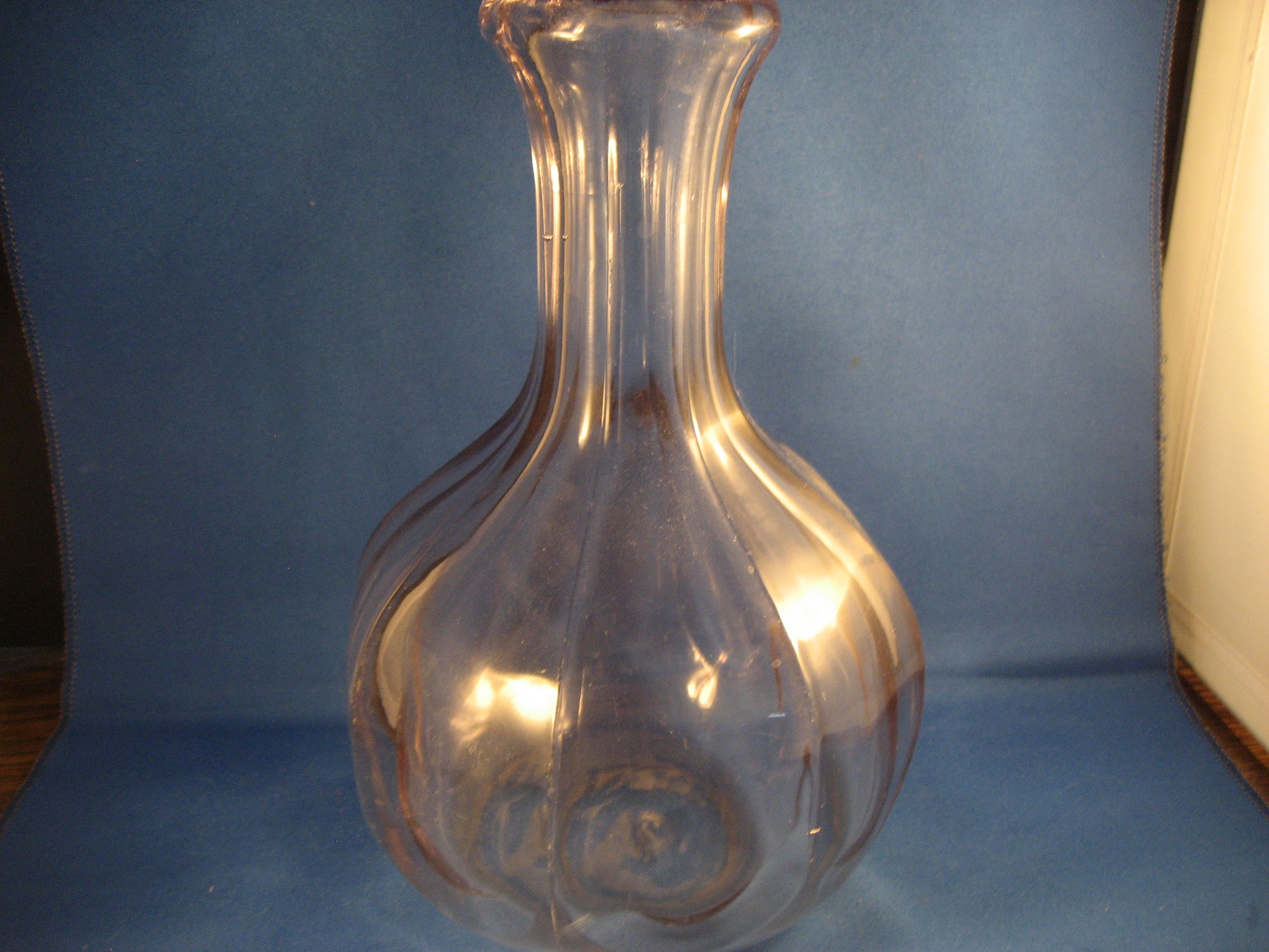 Purple Hand Blown Decanter