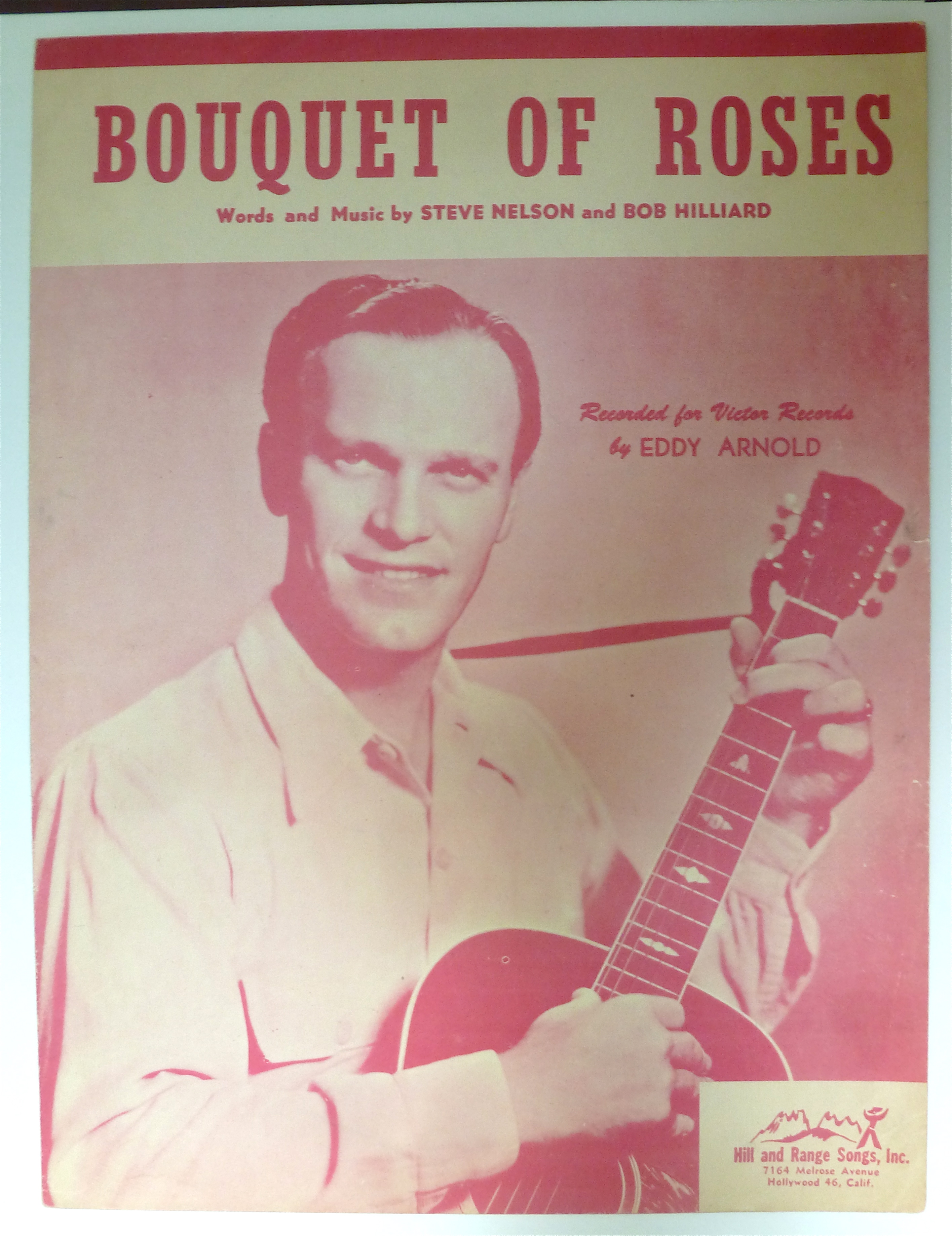 Sheet Music For 1948 Bouquet Of Roses