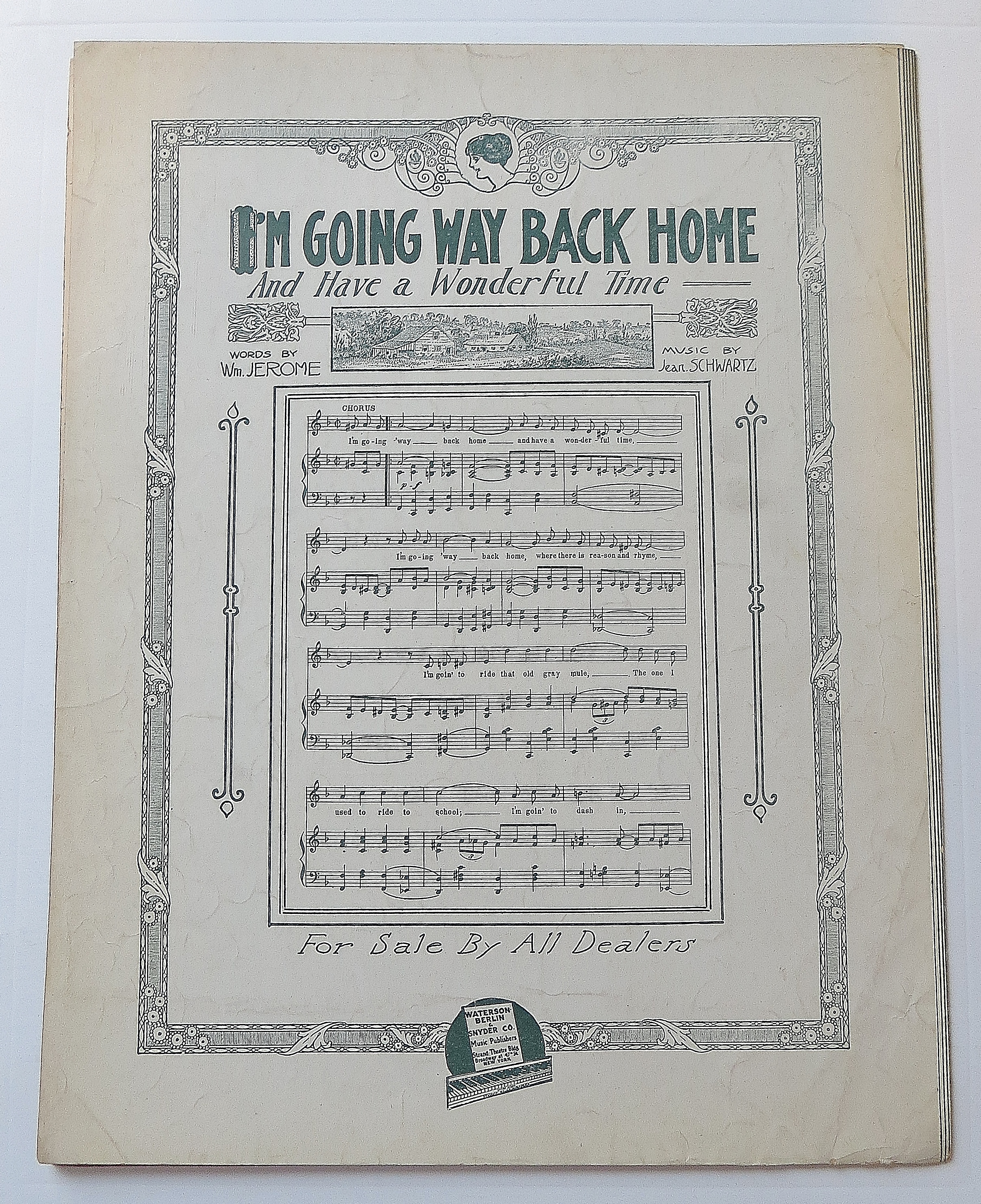 1916 Arrah Go On I'm Gonna Go Back To Oregon