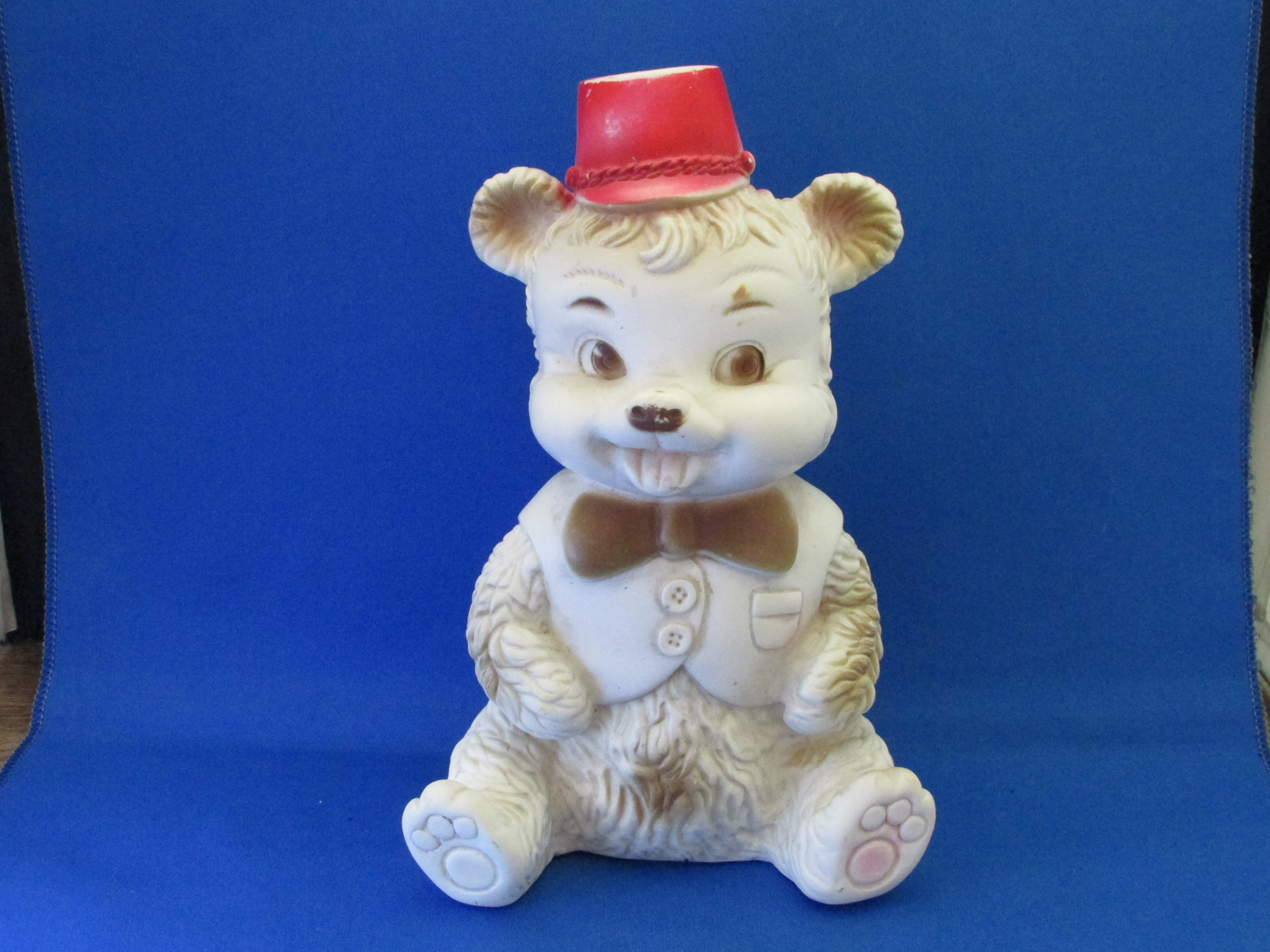 Circus Bear Squeaky Toy